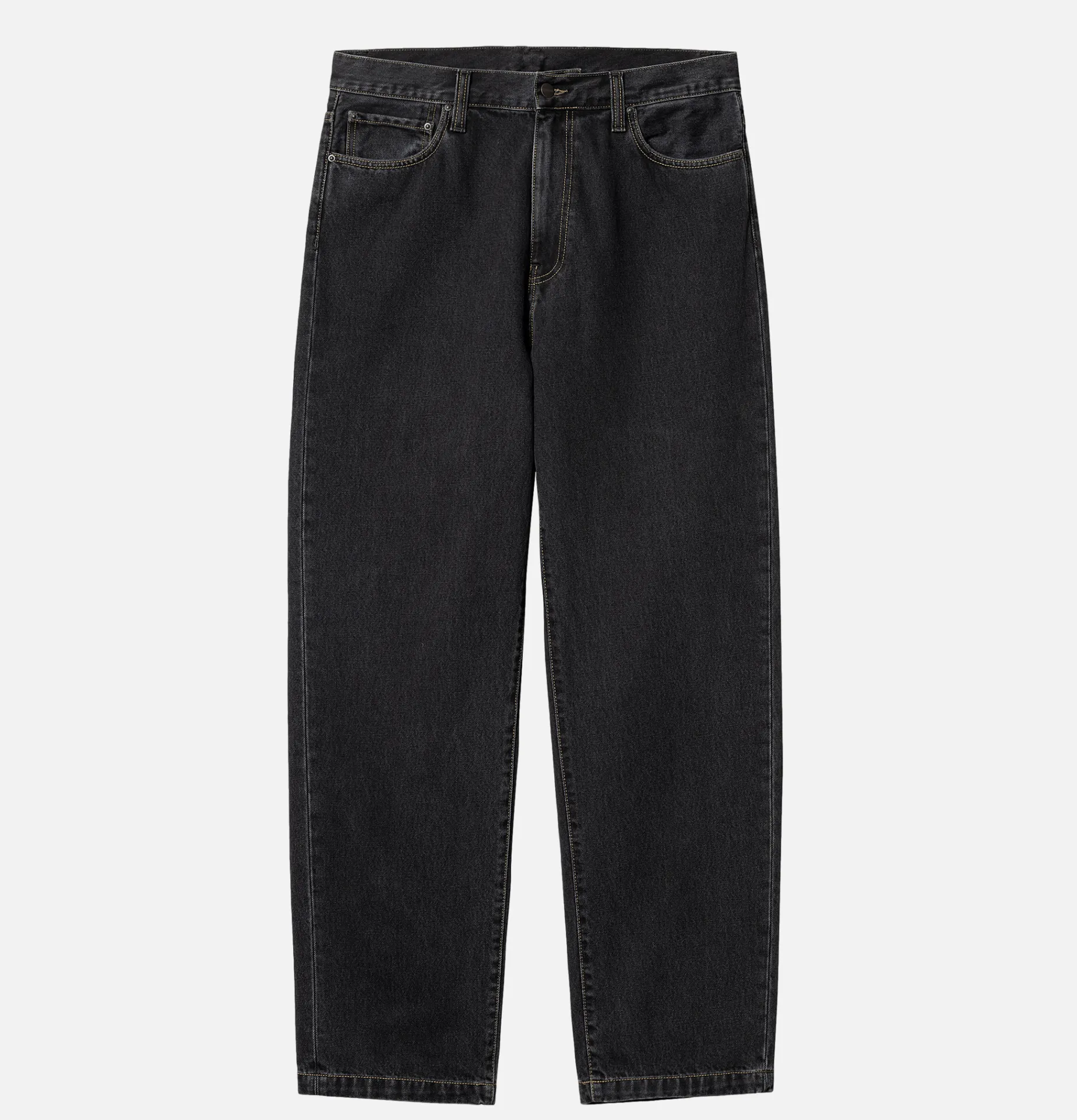 CARHARTT WIP Aaron Pant Black Stone Washed