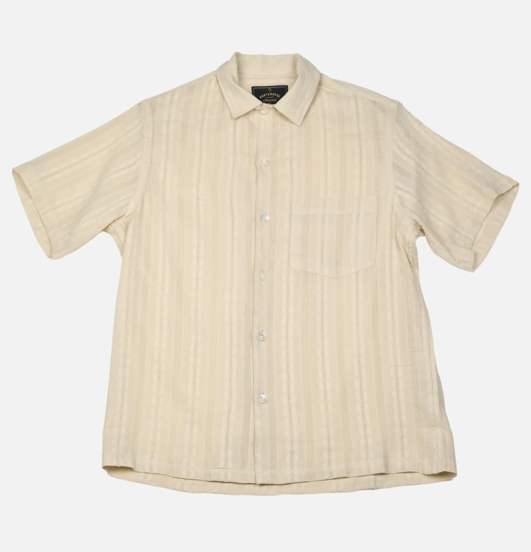 PORTUGUESE FLANNEL Almada Ecru Shirt