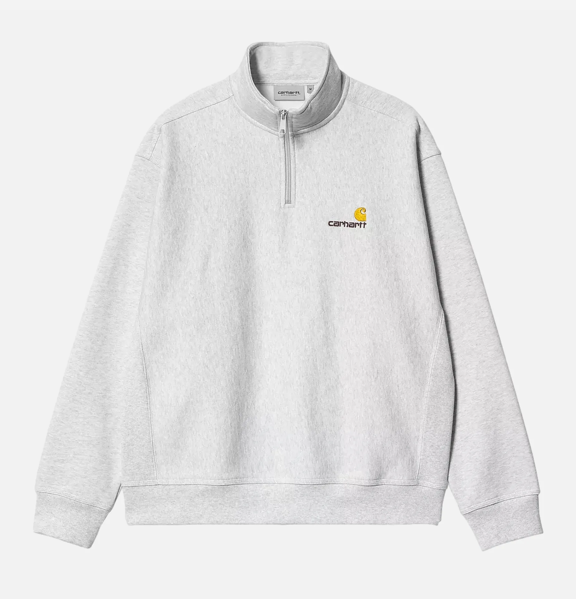 CARHARTT WIP American Scrip Half Zip Ash He