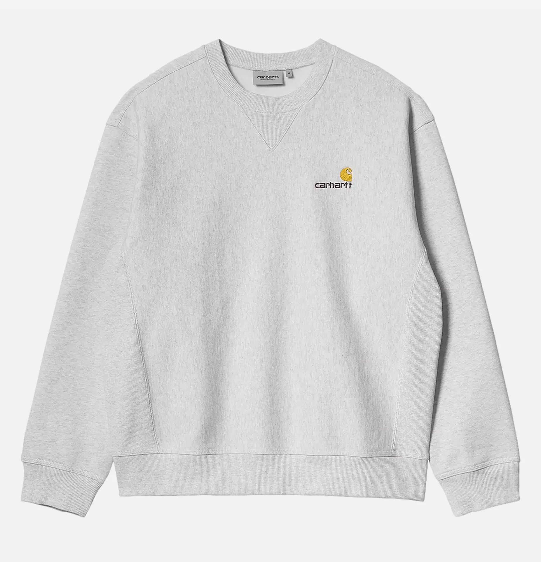 CARHARTT WIP American Script Sweat Ash Heather