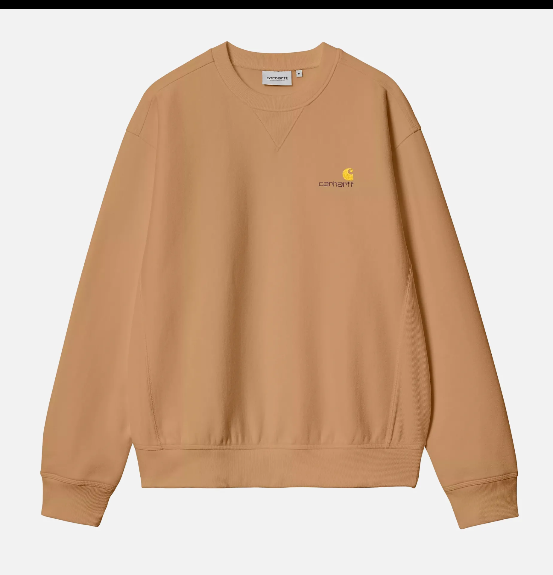 CARHARTT WIP American Script Sweat Peanut