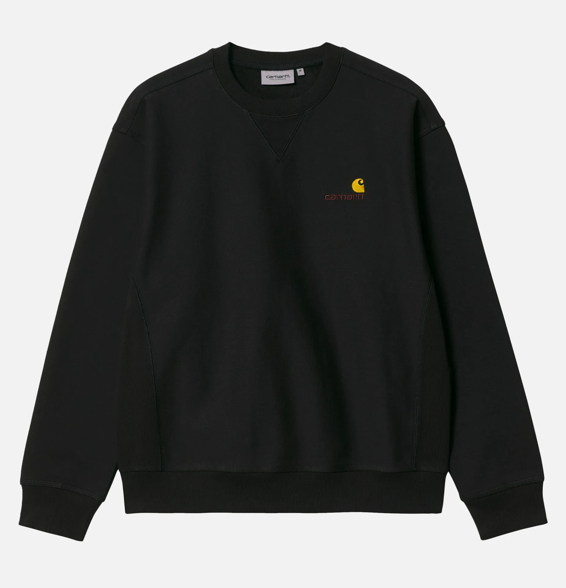 CARHARTT WIP American Script Sweatshirt Black