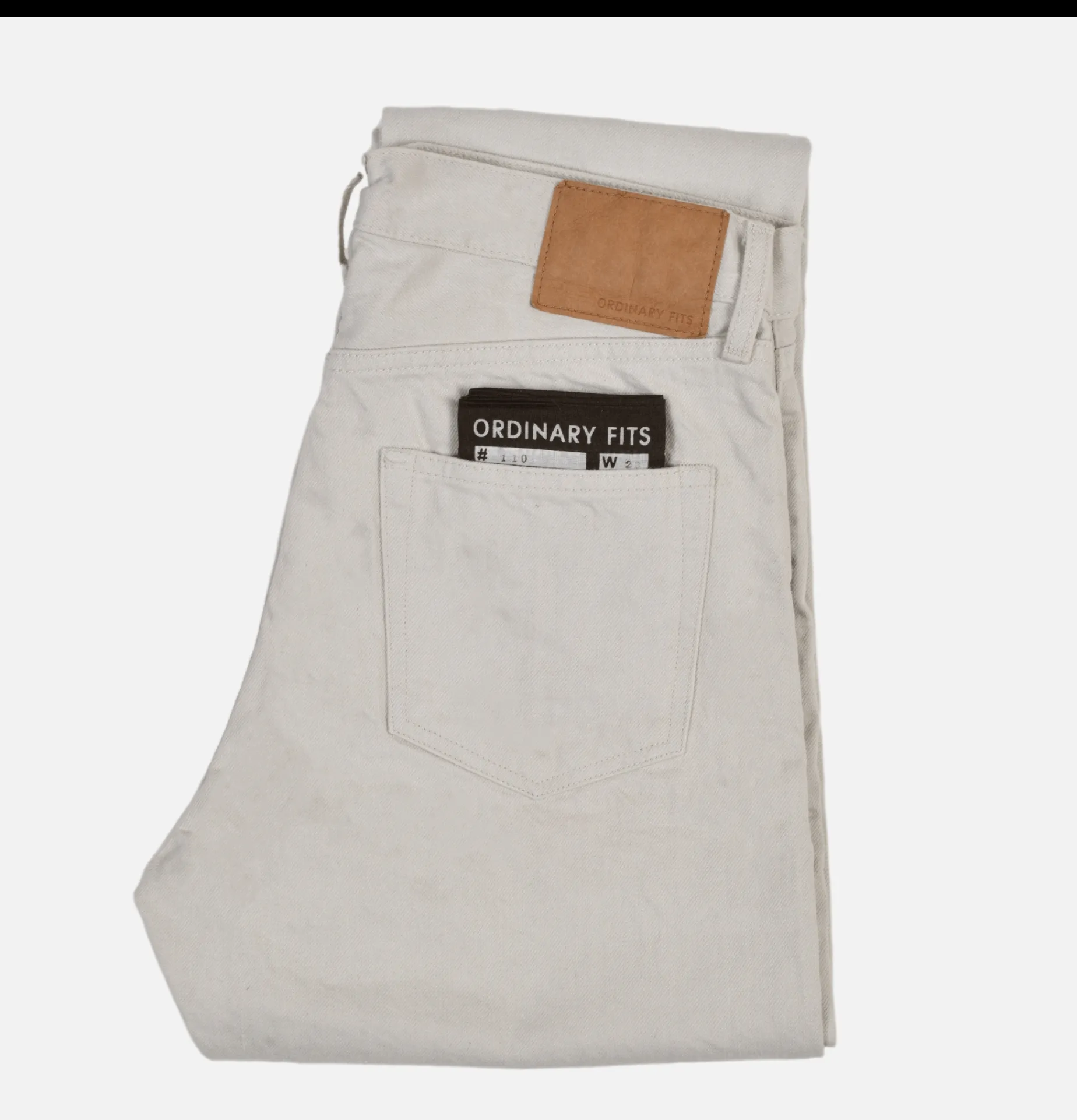 ORDINARY FITS Ankle Denim White