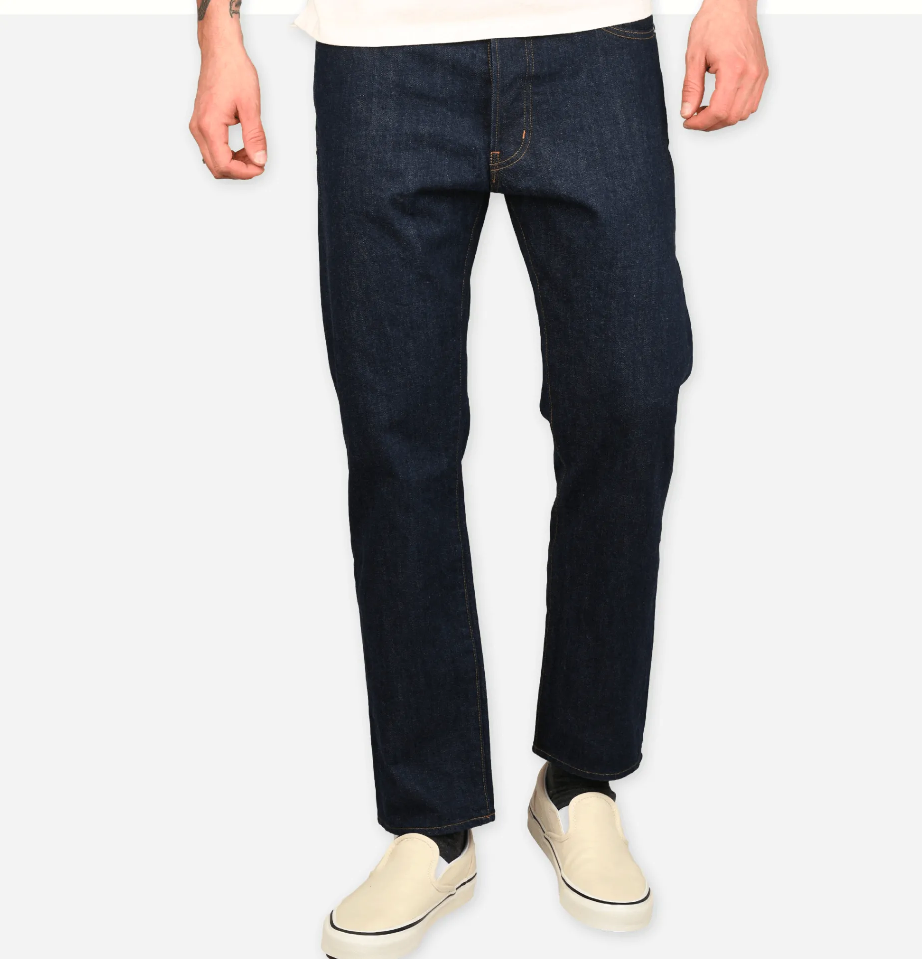 ORDINARY FITS Ankle Jeans One Wash Denim