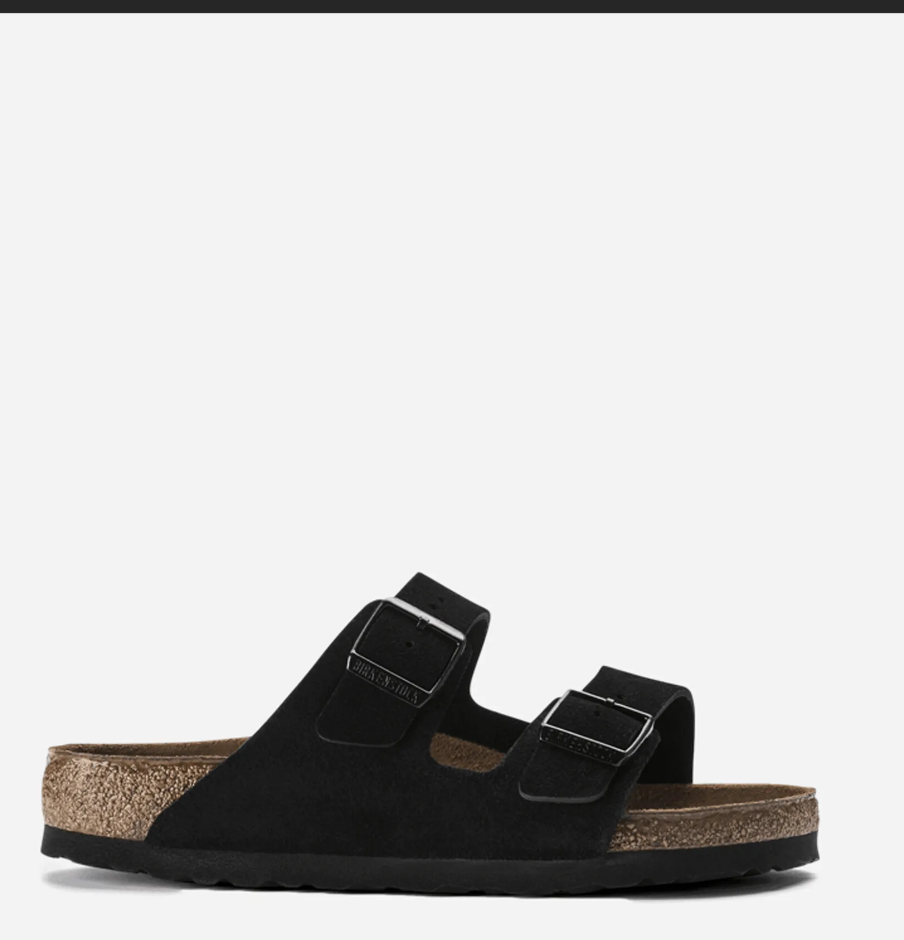 Women BIRKENSTOCK Arizona Sandals Black Suede Narrow