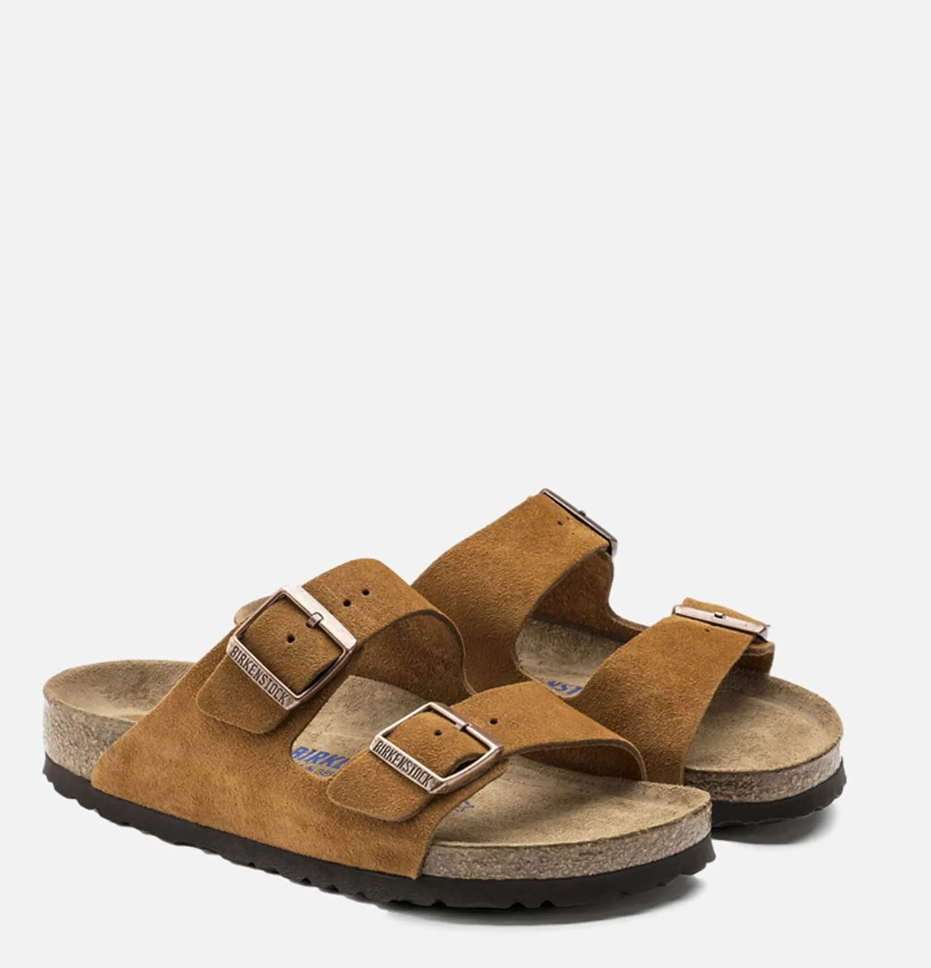 Women BIRKENSTOCK Arizona Sandals Mink Soft Footbed