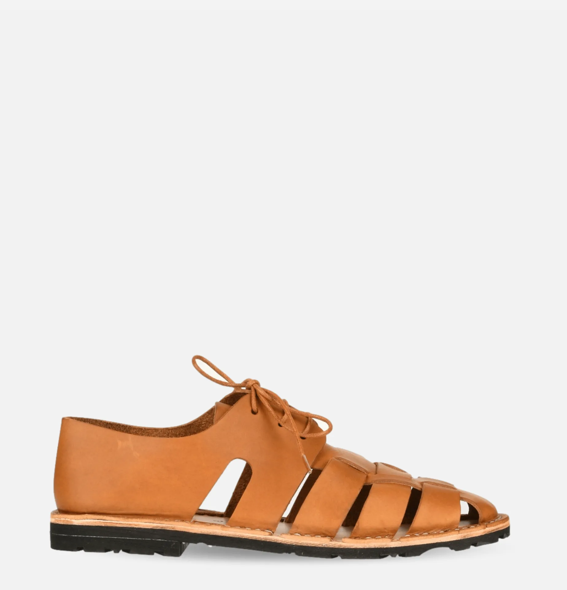 STEVE MONO Artisanal Sandal Shoe Tobacco