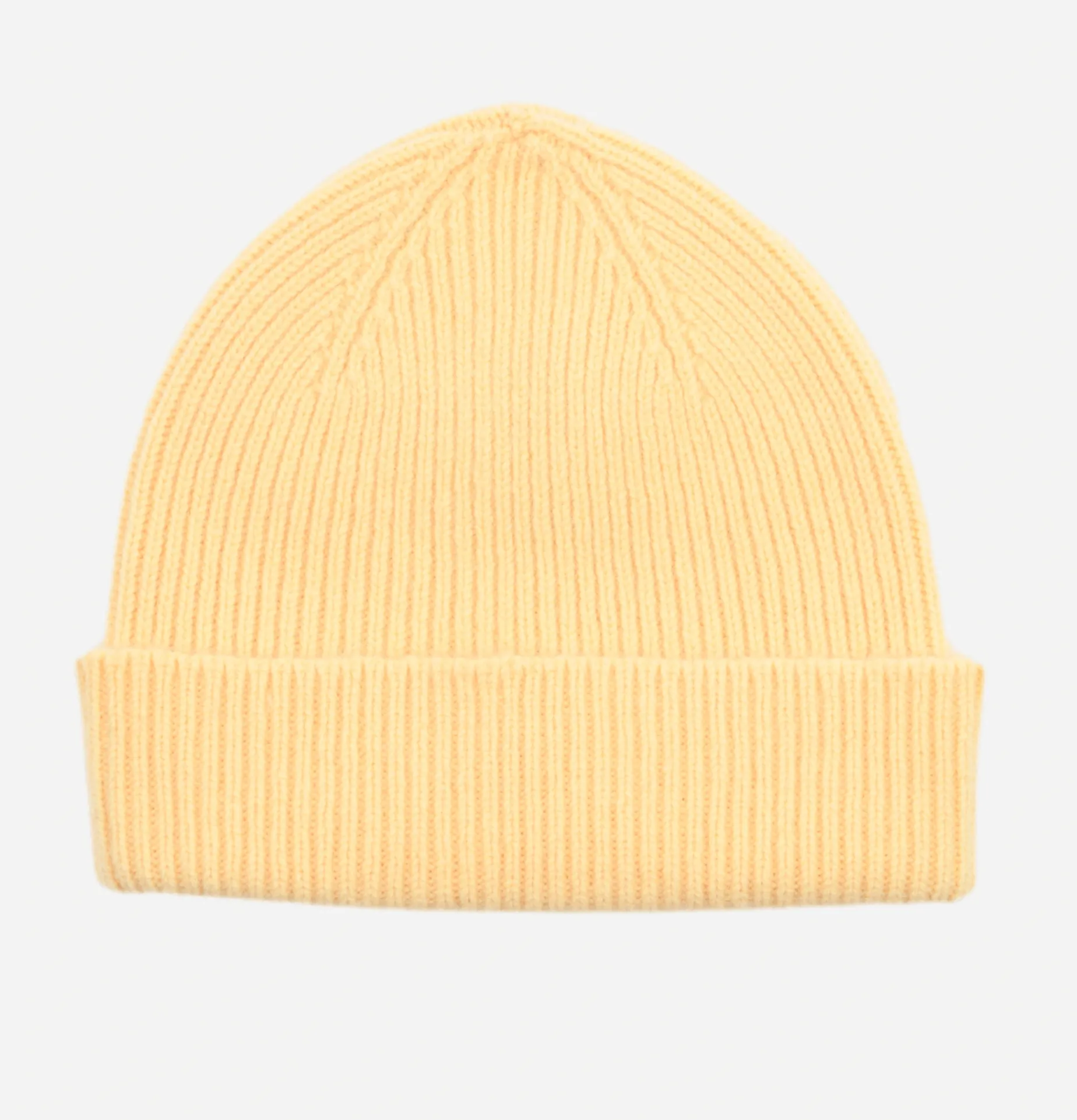 ROBERT MACKIE Barra Ribbed Hat Lemon