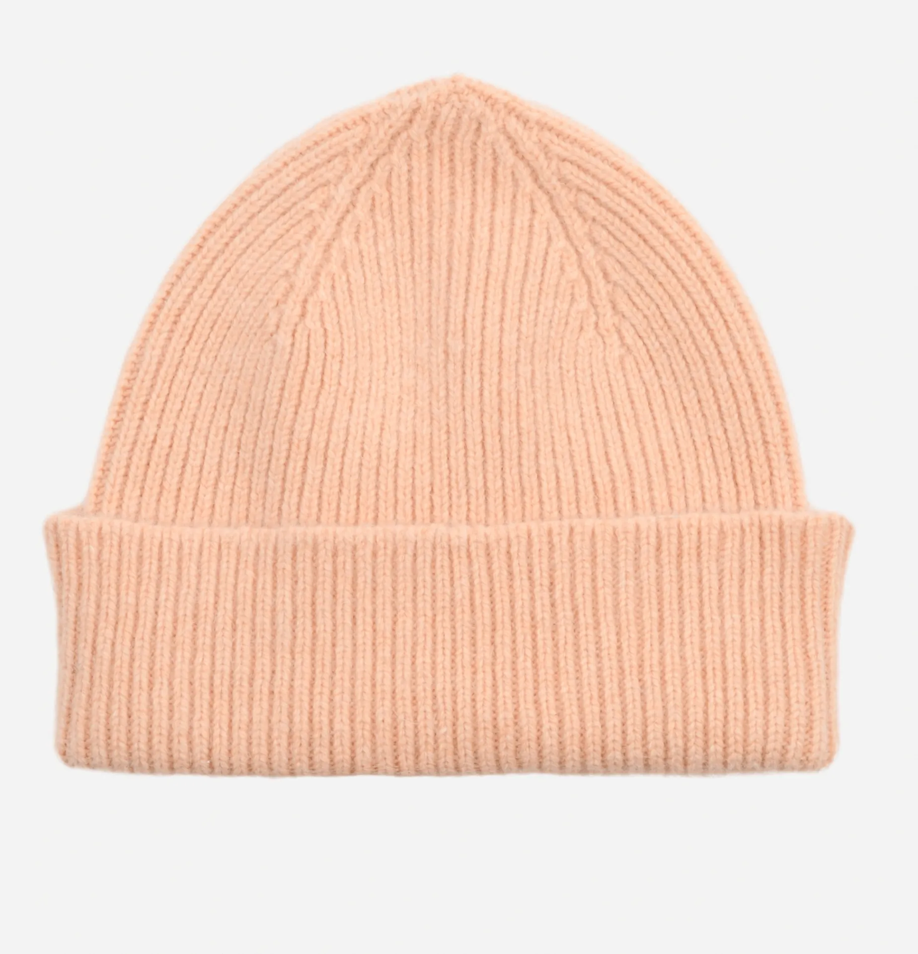 ROBERT MACKIE Barra Ribbed Hat Peach