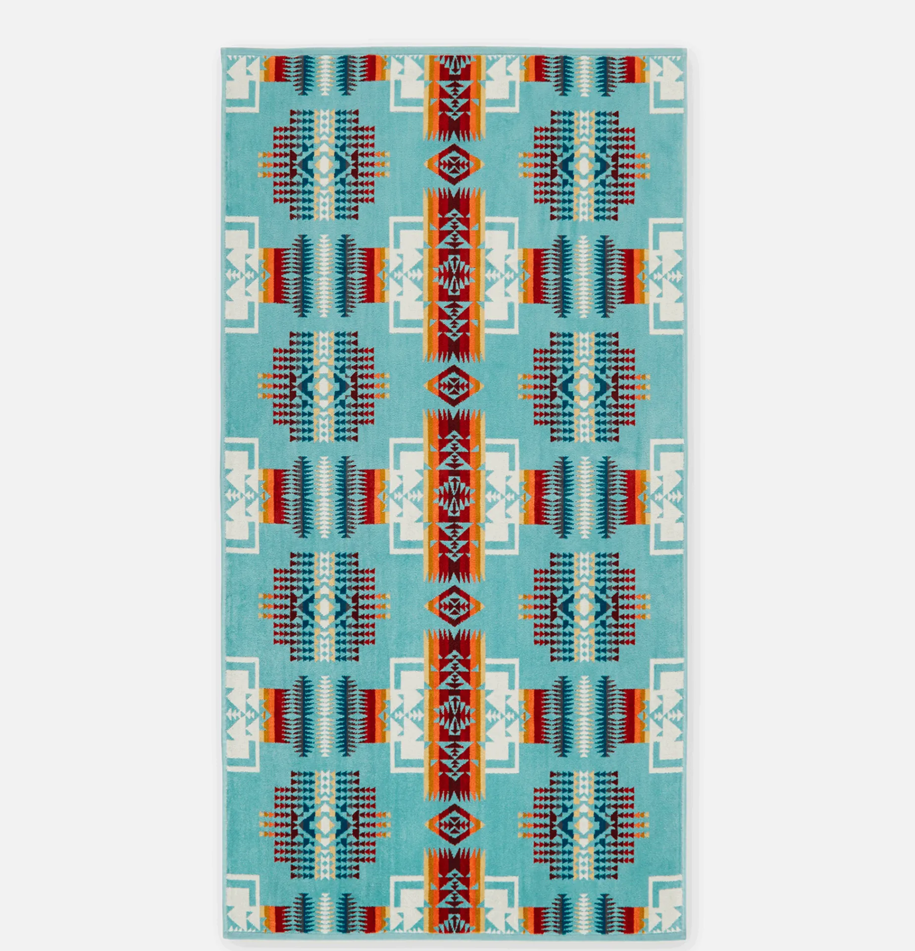 PENDLETON Bath Towel Chief Joseph Aqua