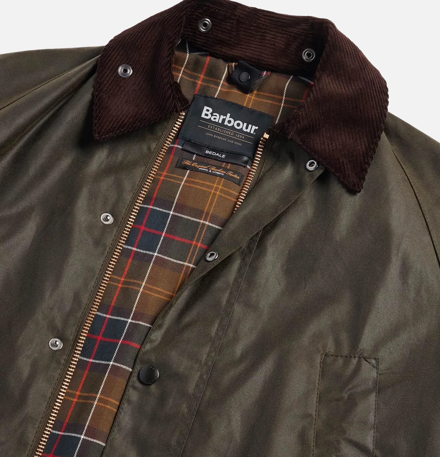 BARBOUR Bedale Wax Jacket Archive Oliv