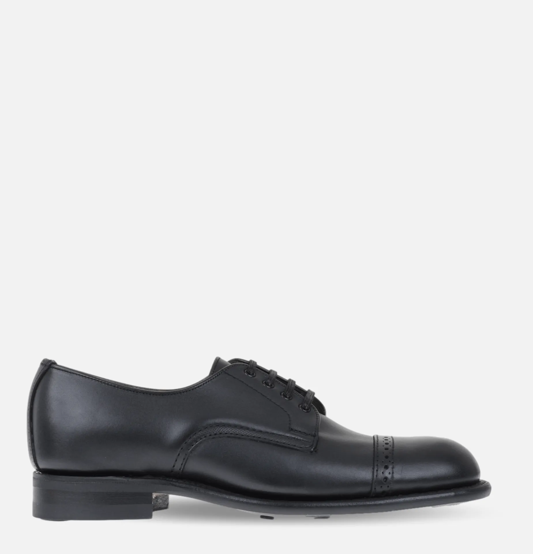 SANDERS B.G.S Punched Cap Derby Shoes