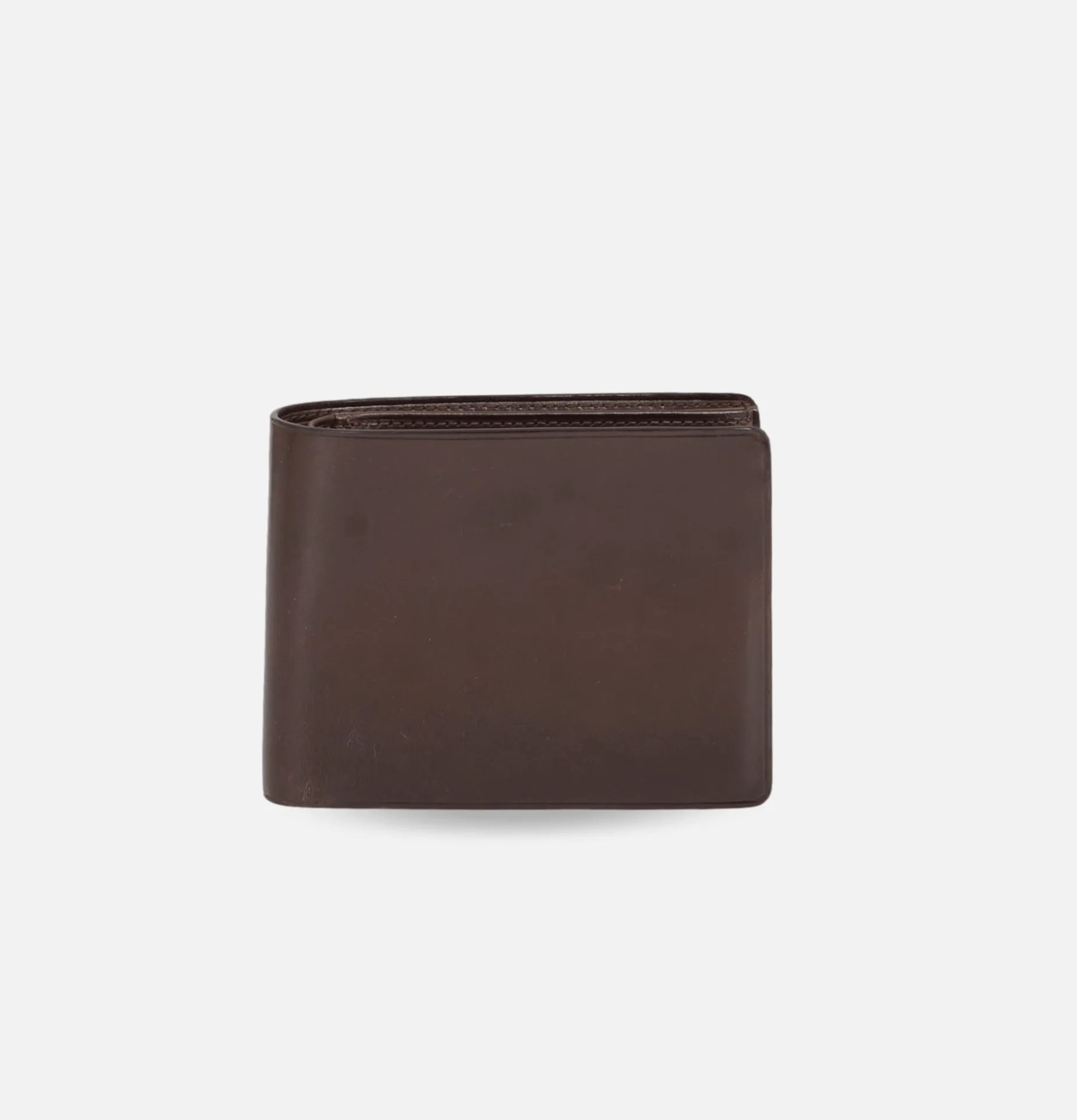 IL BUSSETTO Bi-fol Wallet/Coin Dark Brown