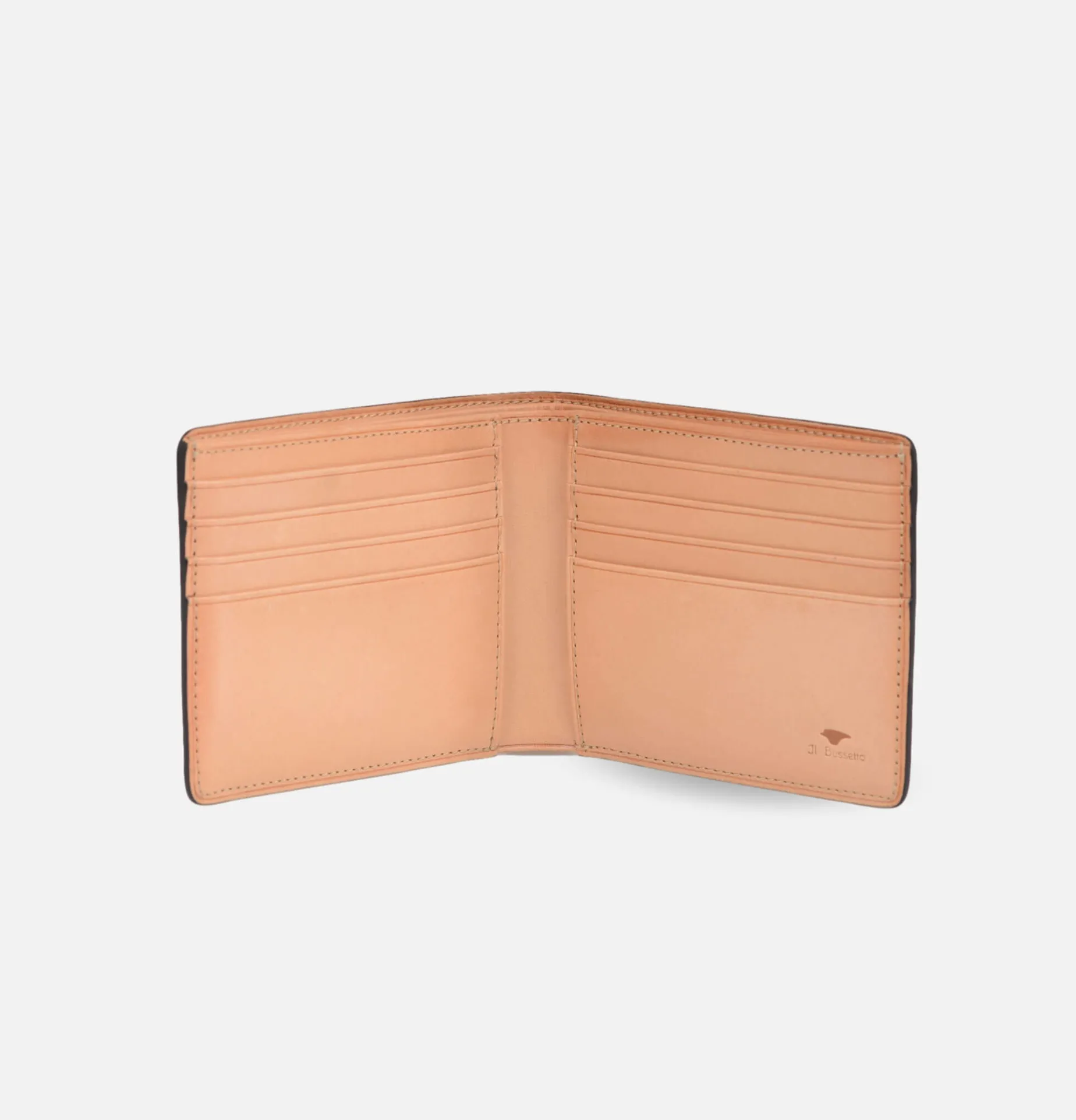 IL BUSSETTO Bi-fold Wallet Coral Red