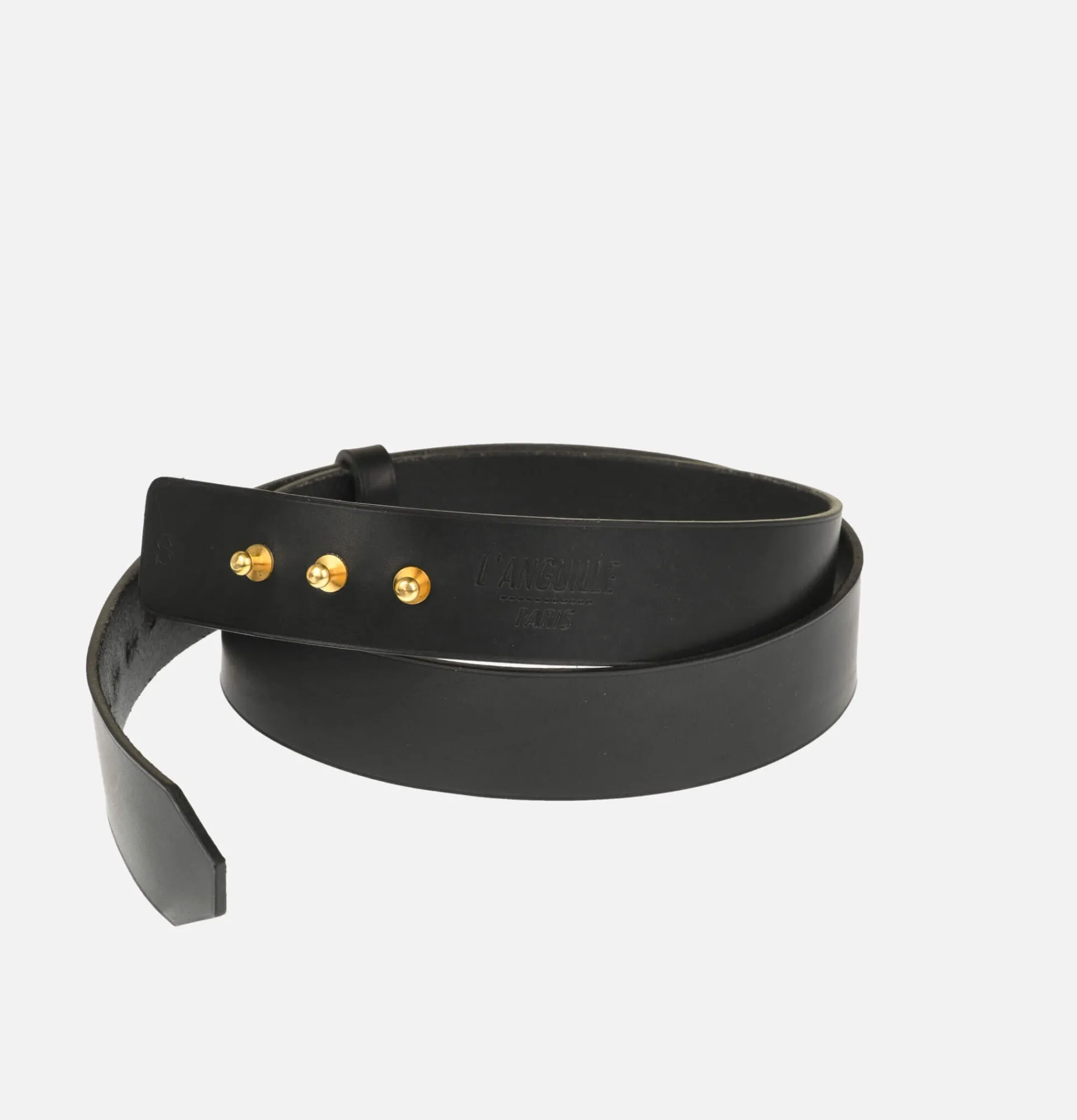 L'ANGUILLE Black Gropius Belt