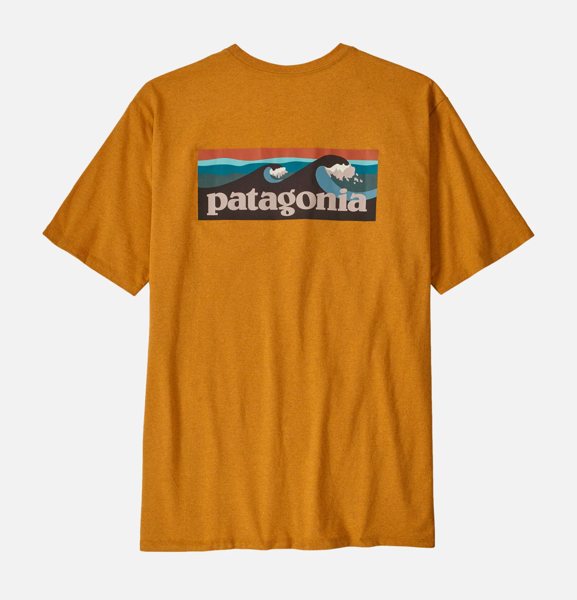 PATAGONIA Board Logo T-shirt Dried Mango