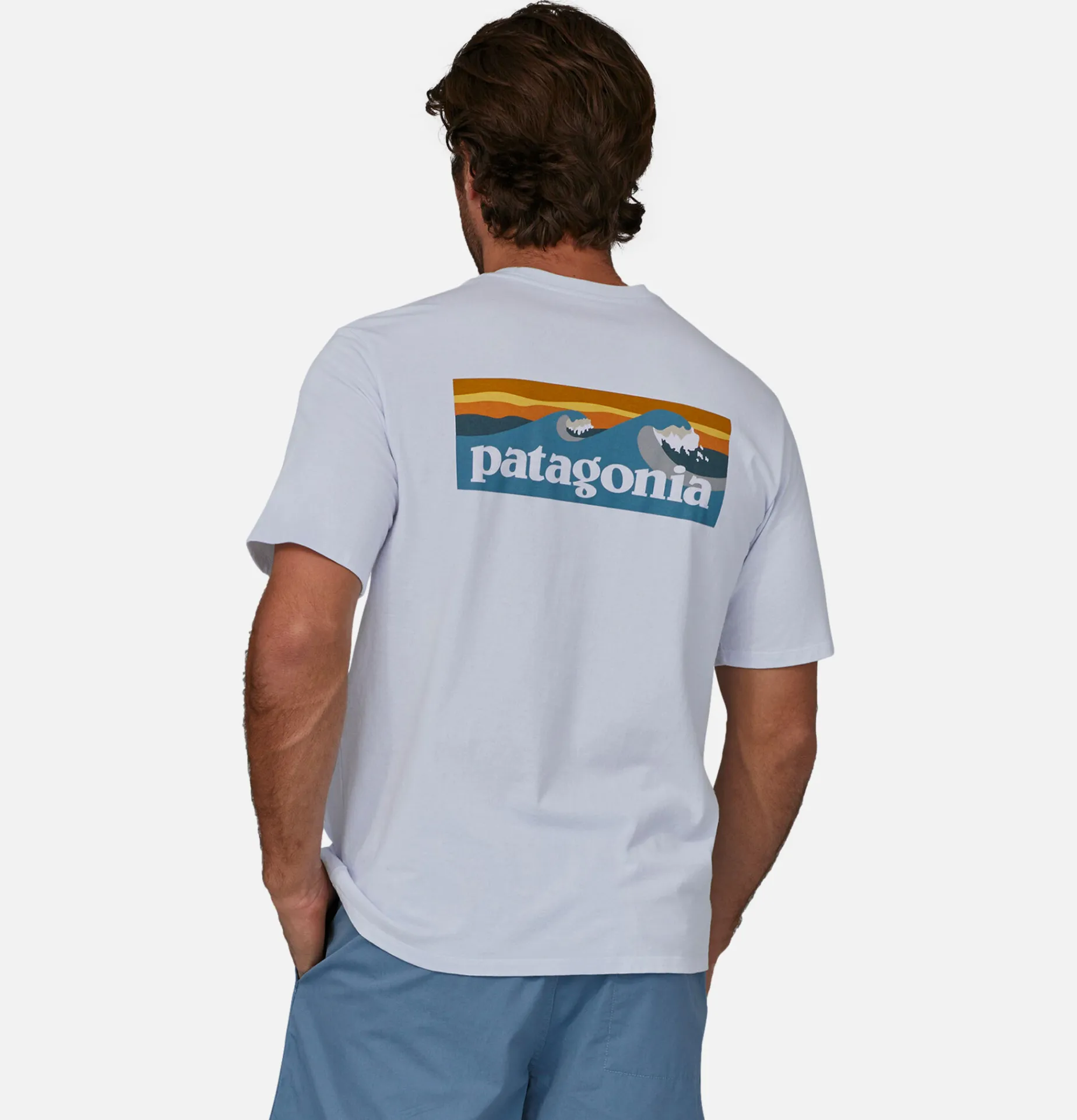 PATAGONIA Boardshort Logo Pocket White