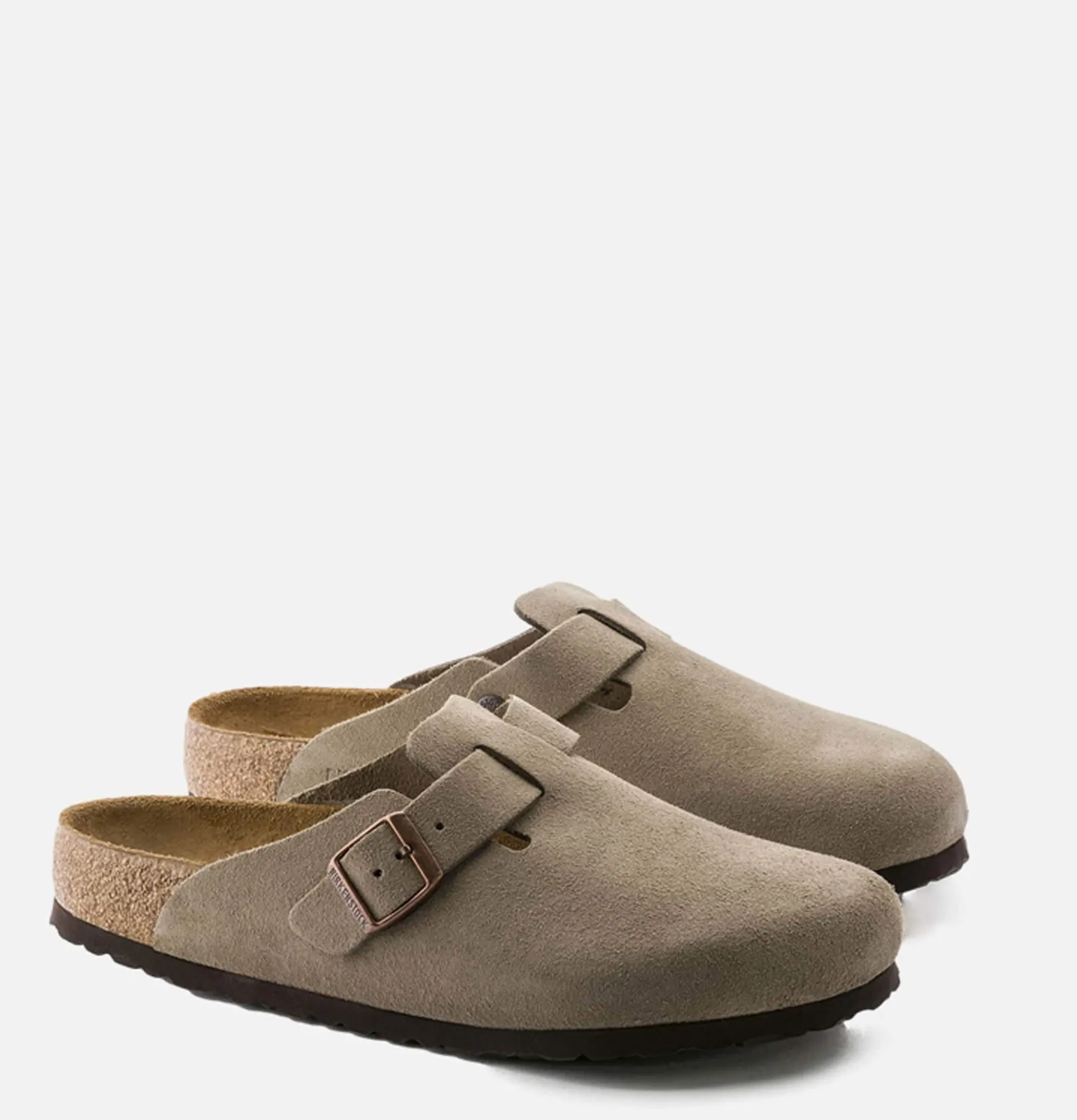 Women BIRKENSTOCK Boston Shoes Taupe Normal