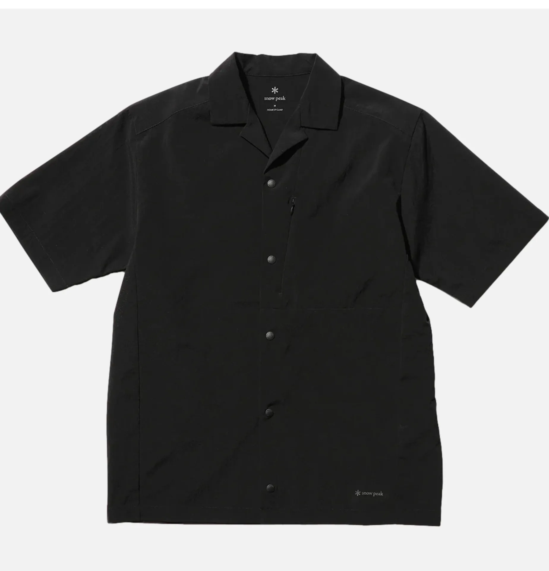 SNOW PEAK Breathable Quick Dry Shirt Blk