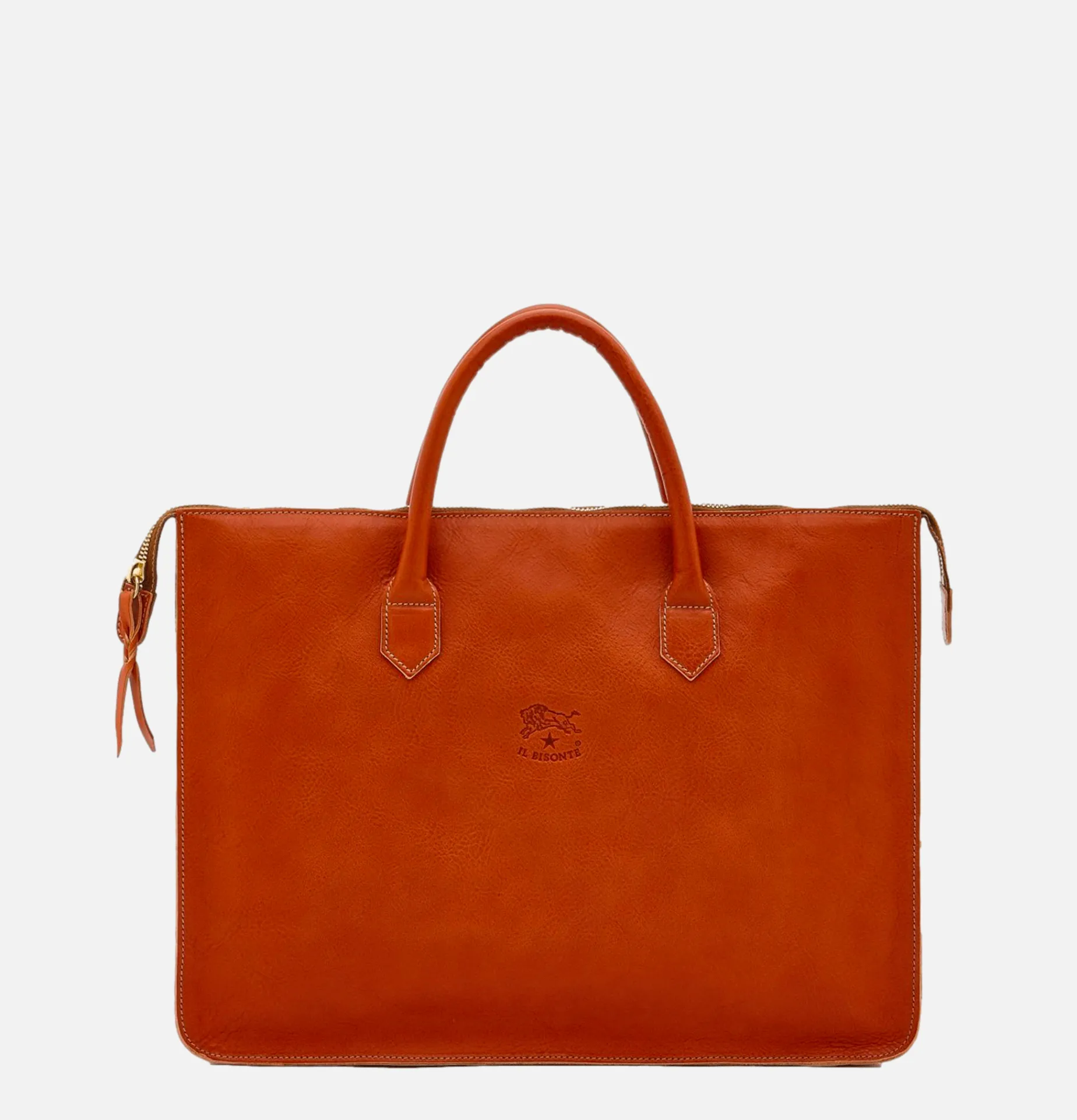 IL BISONTE Briefcase Caramel