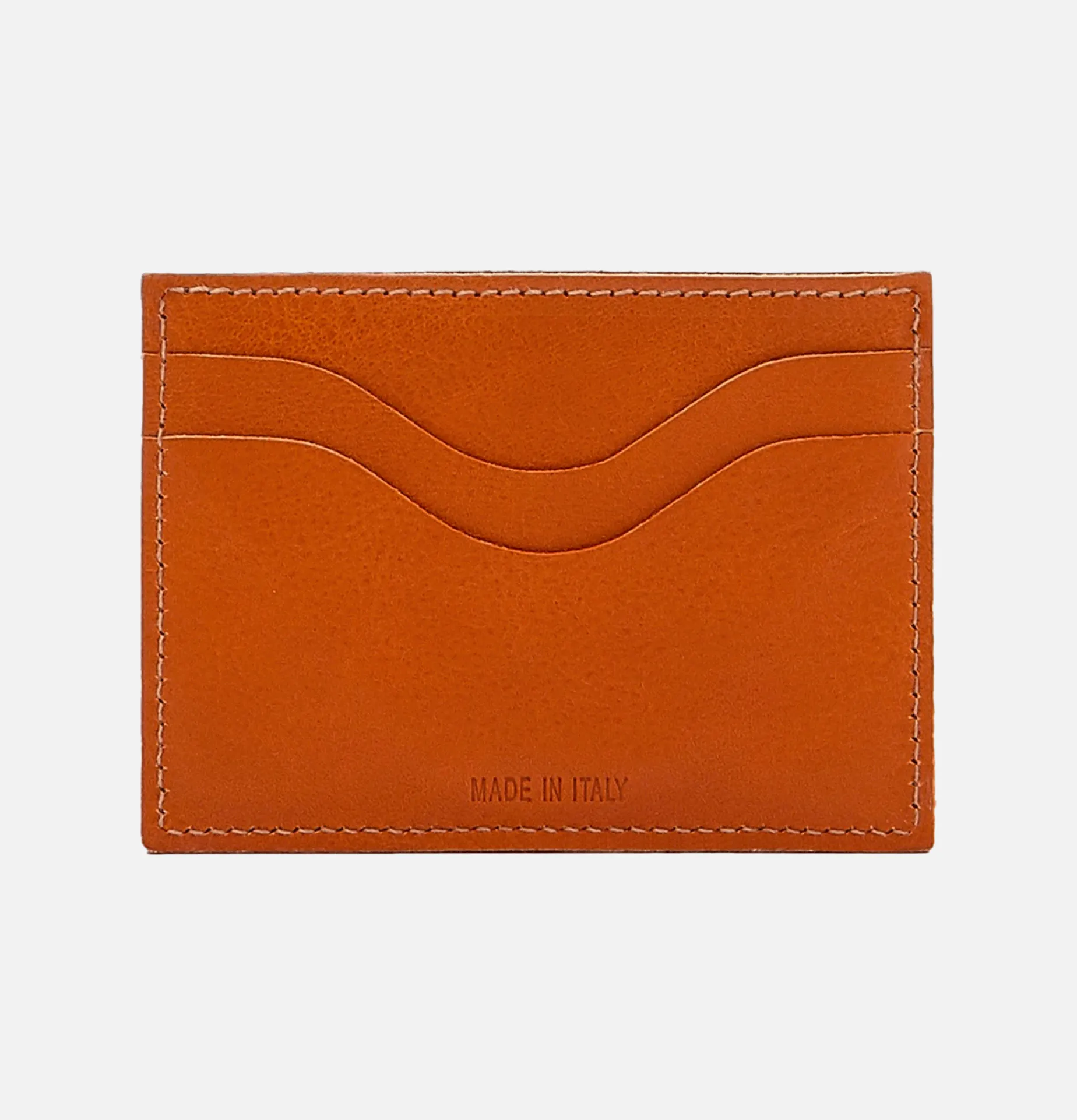 IL BISONTE Card Case Caramel