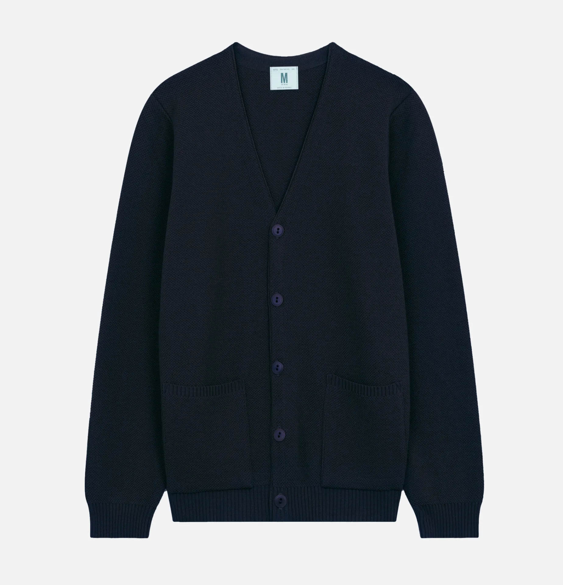 NITTO KNITWEAR Cardigan Youri Merino Navy