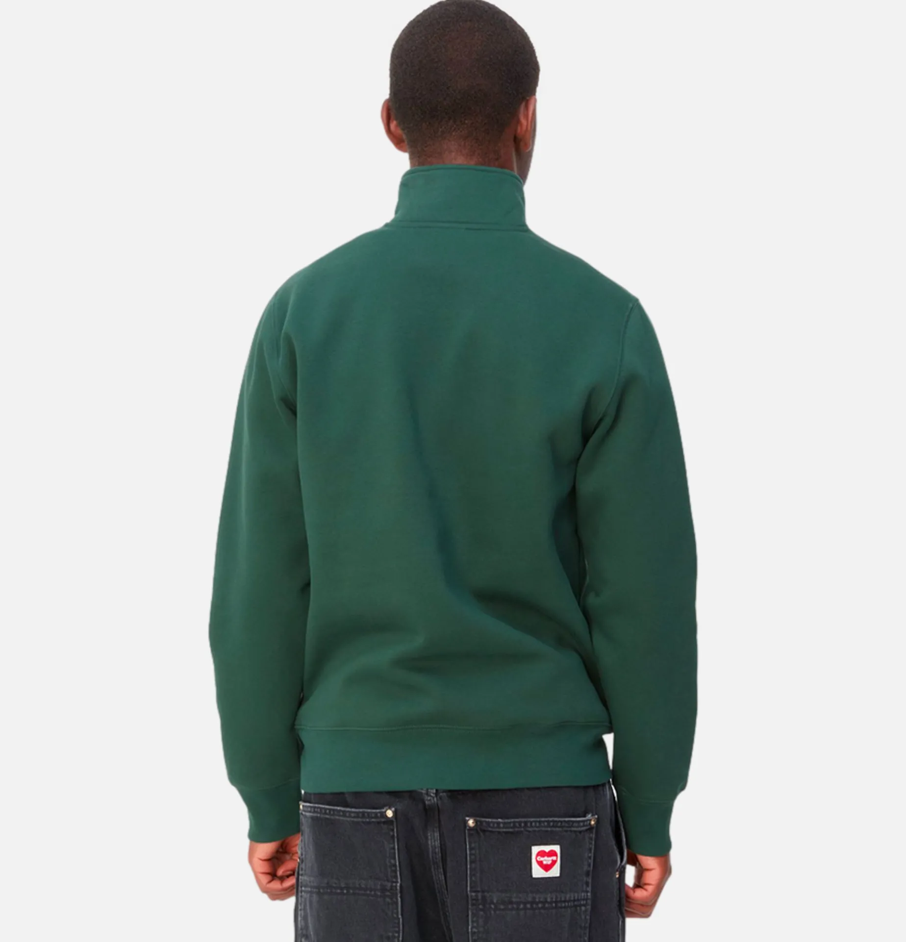 CARHARTT WIP Chase Neck Zip Sweat Discovery Green