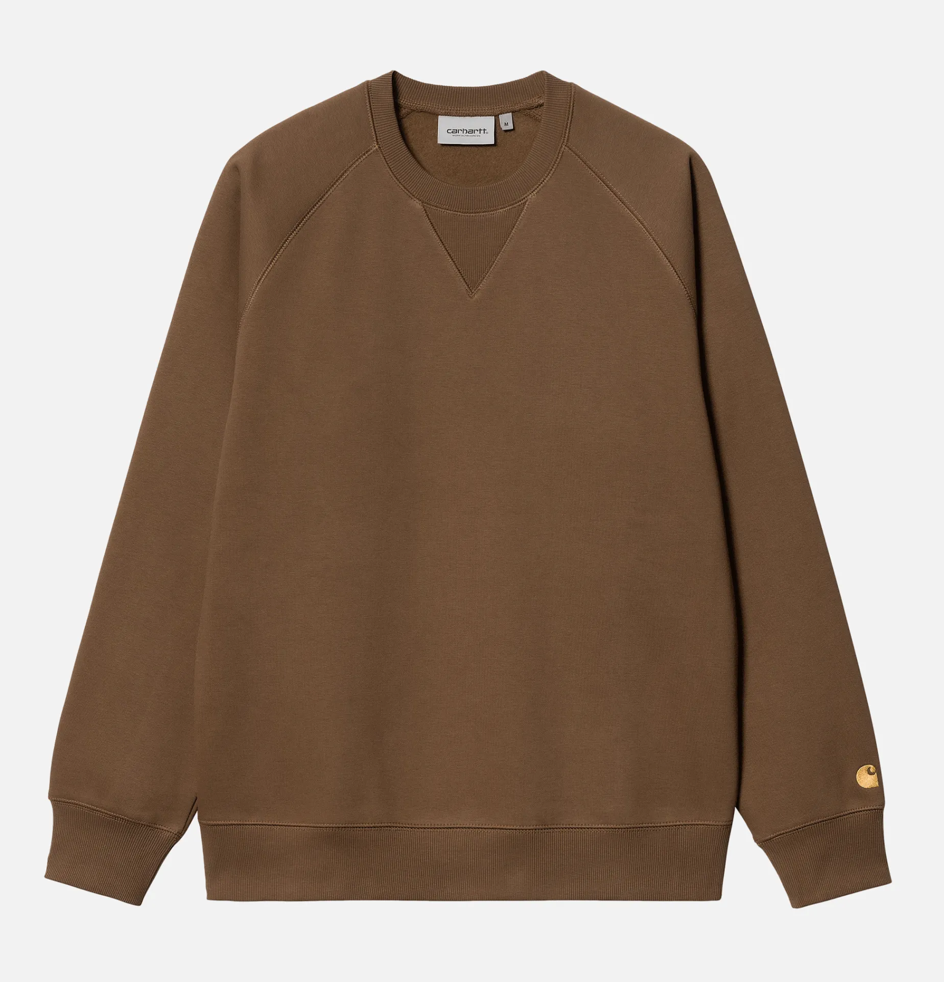 CARHARTT WIP Chase Sweat Chocolate Gold