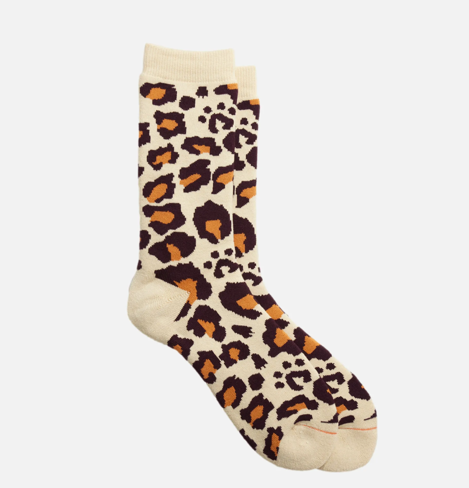 ROTOTO Chaussettes Pile Leopard