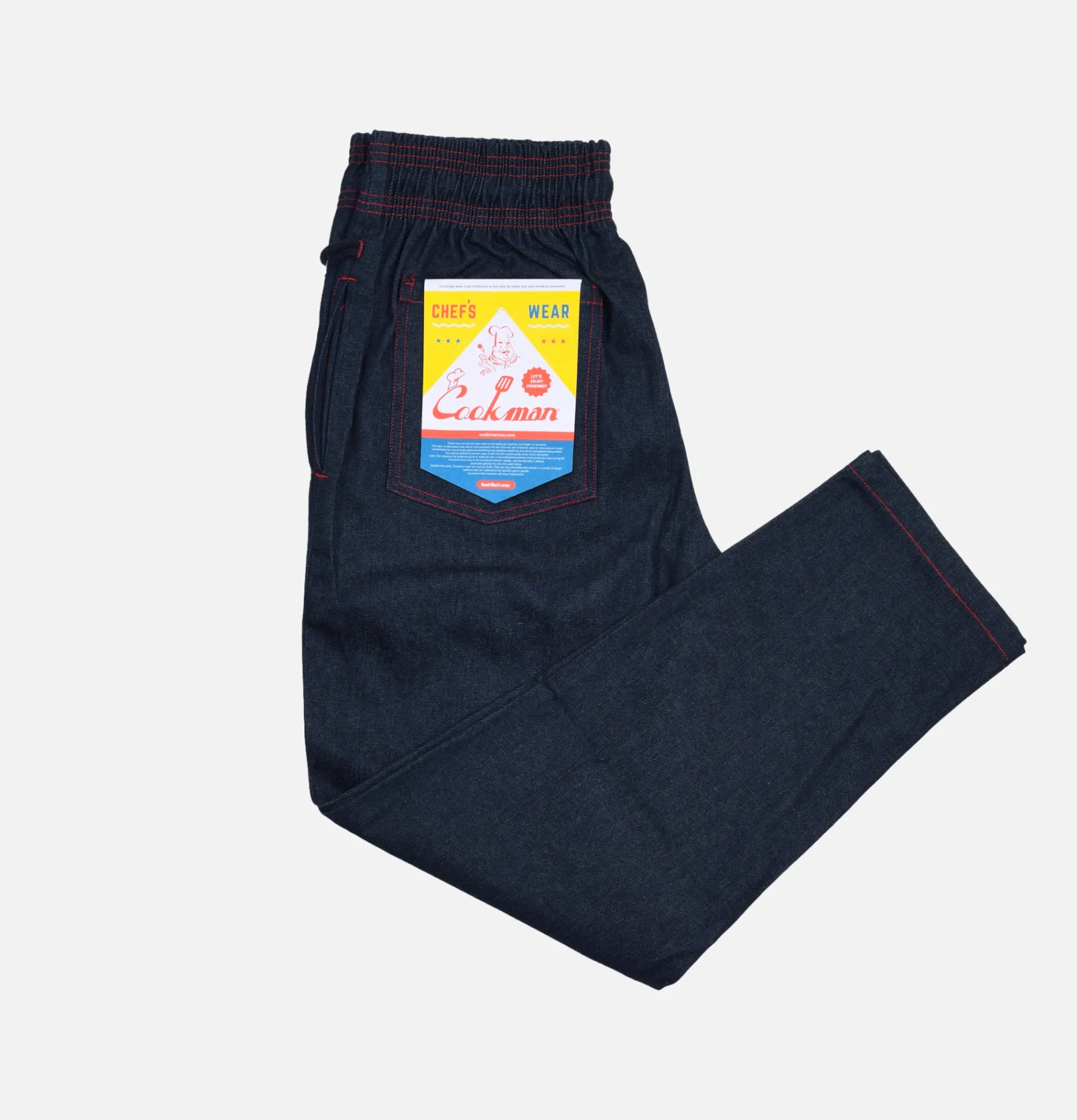 COOKMAN Chef Pant Bbq Denim