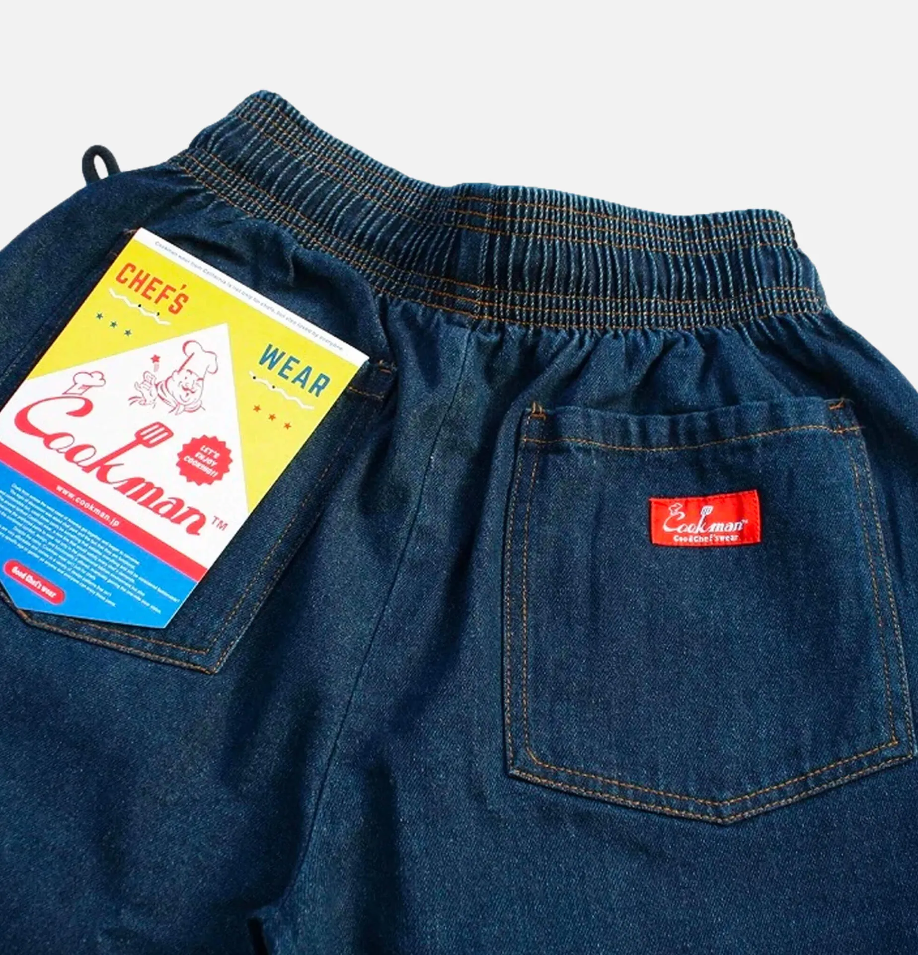 COOKMAN Chef Pant Denim Navy