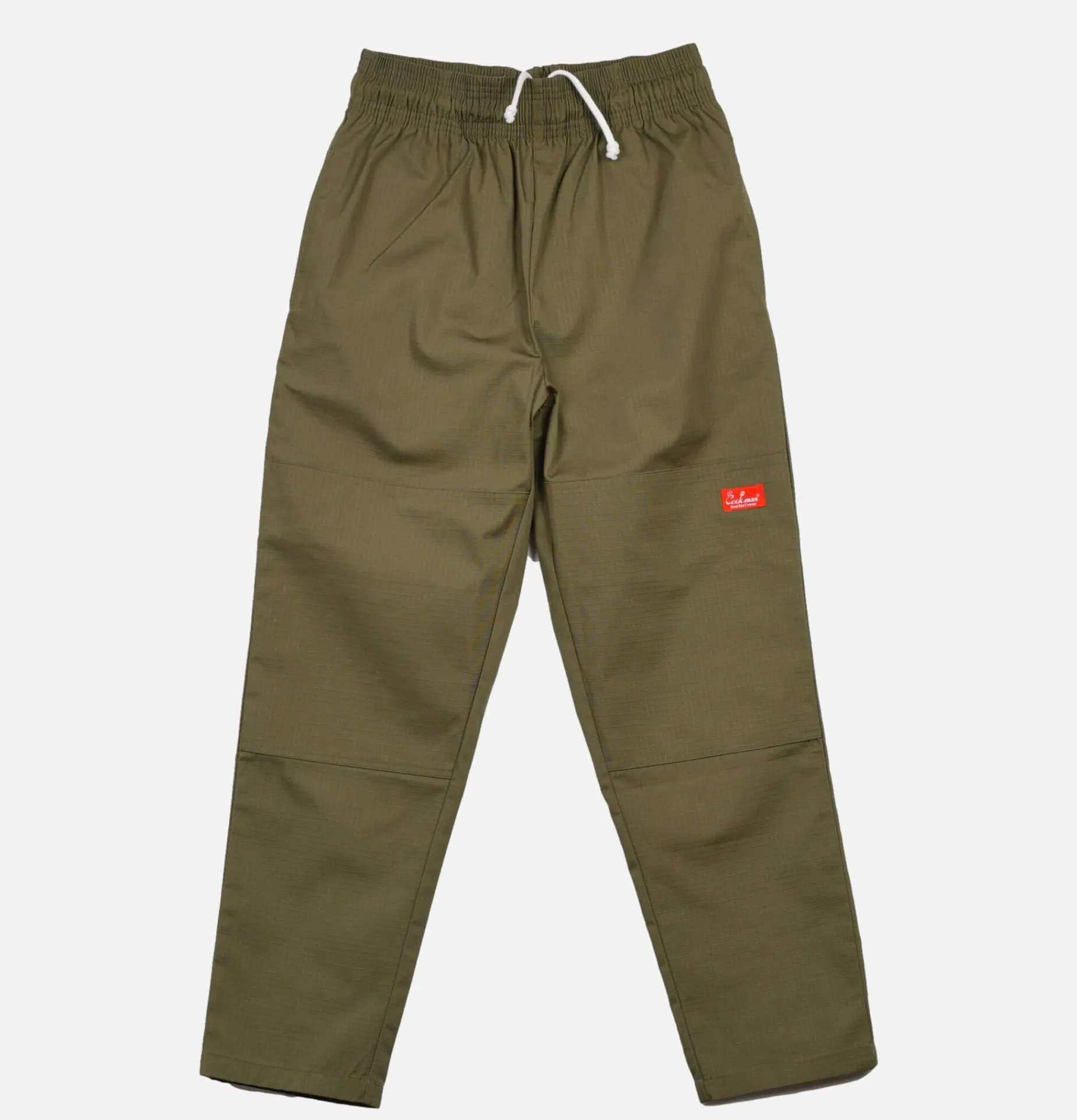 COOKMAN Chef Pant Double Knee Olive