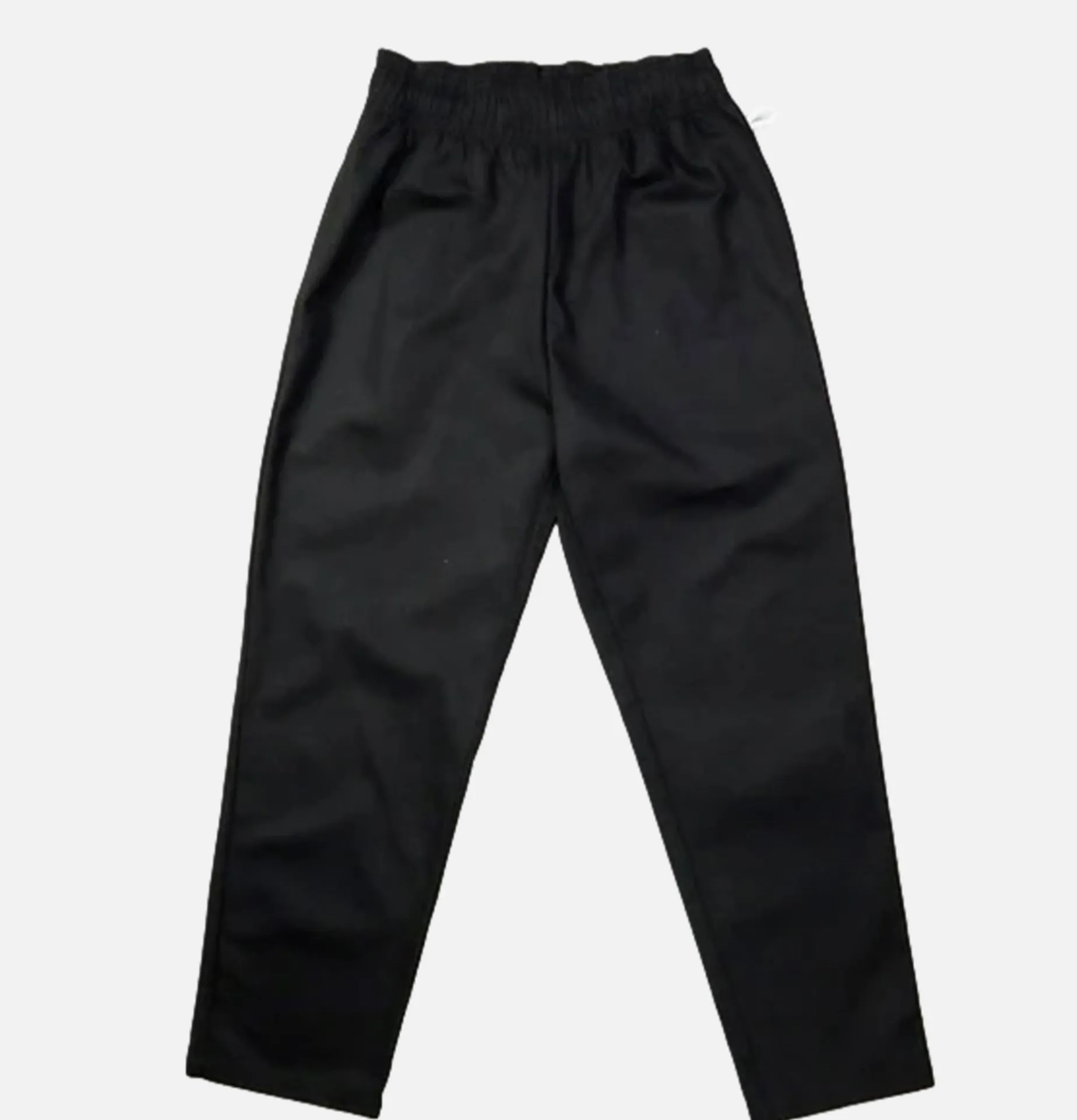 COOKMAN Chef Pant Herringbone Black