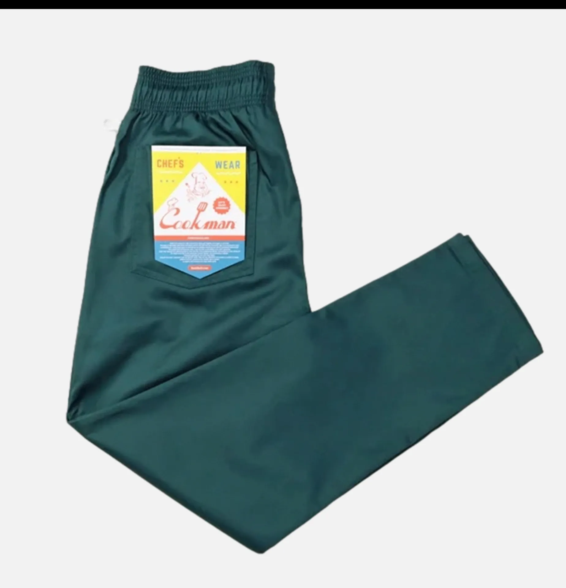 COOKMAN Chef Pant Lincoln Green