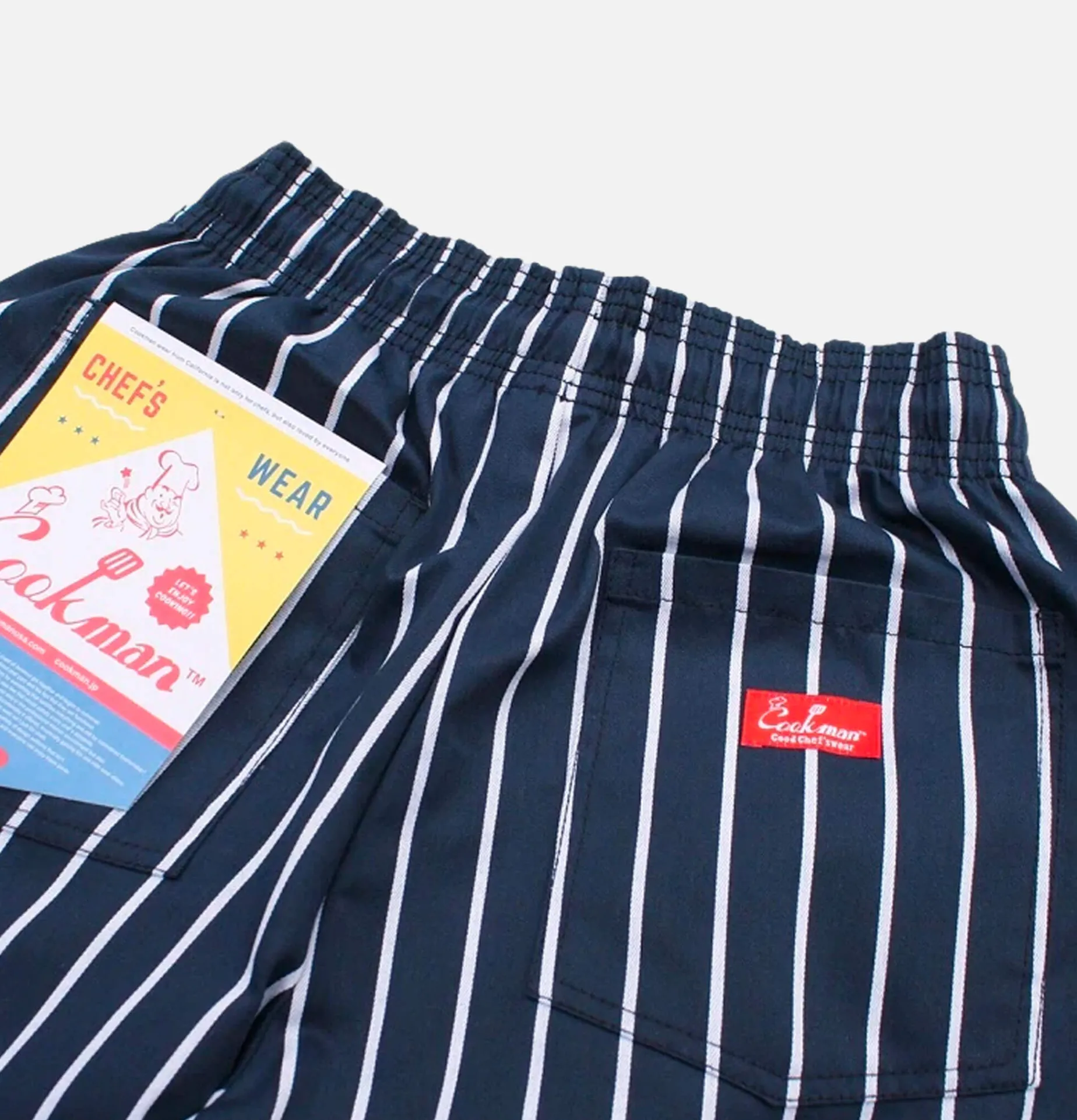 COOKMAN Chef Pant Stripe Navy