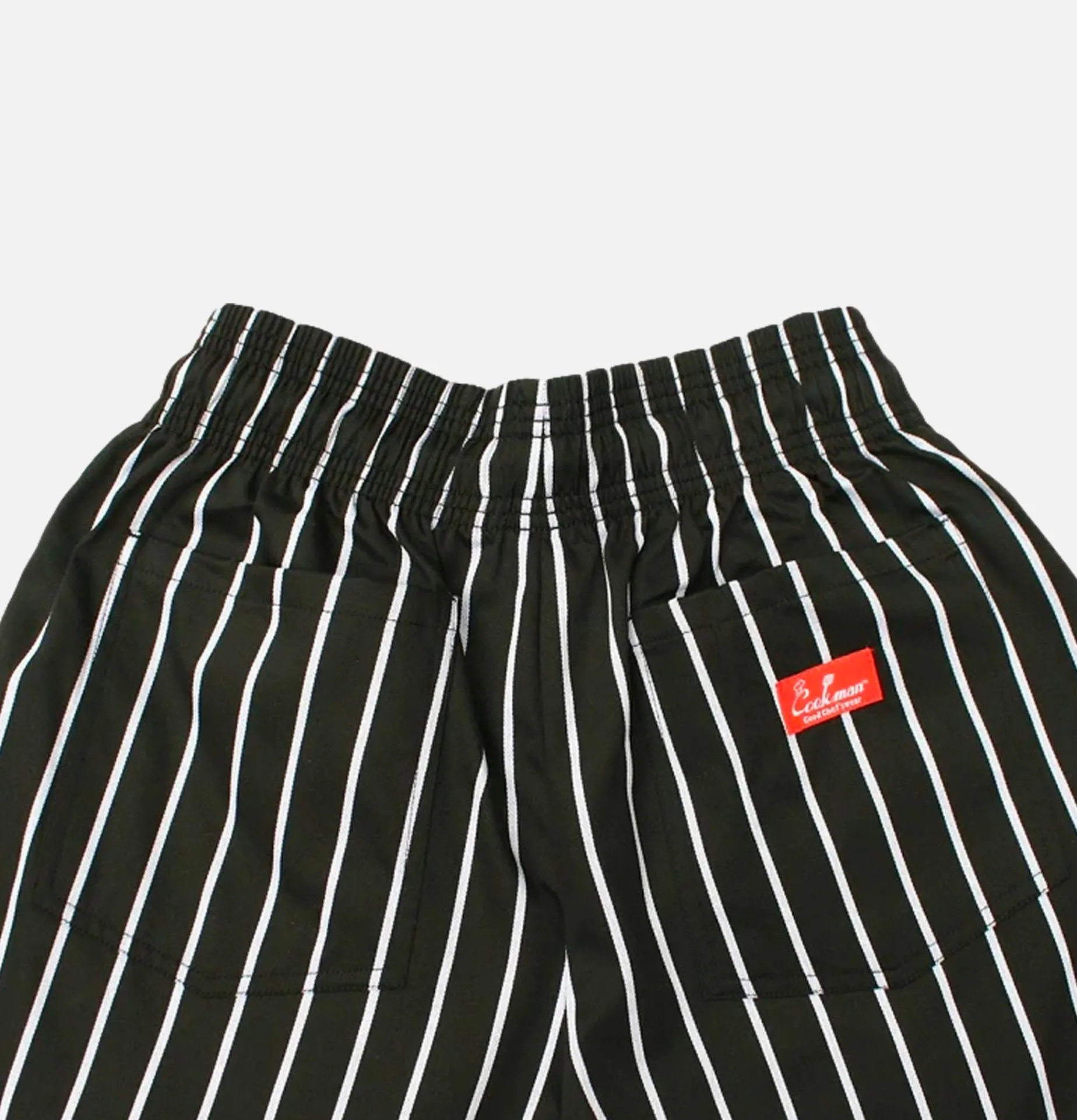 COOKMAN Chef Short Stripe Black