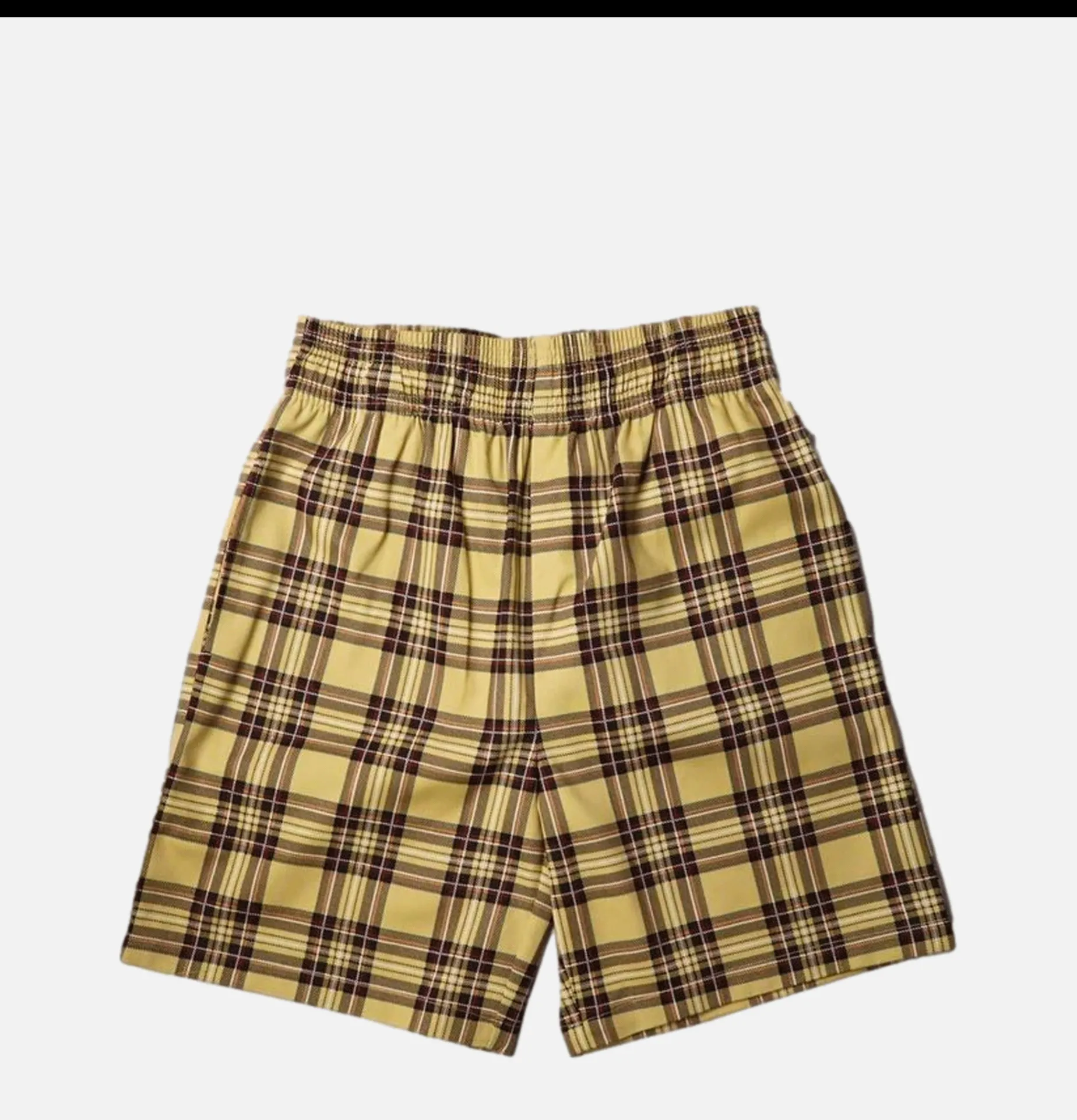 COOKMAN Chef Short Tartan Beige