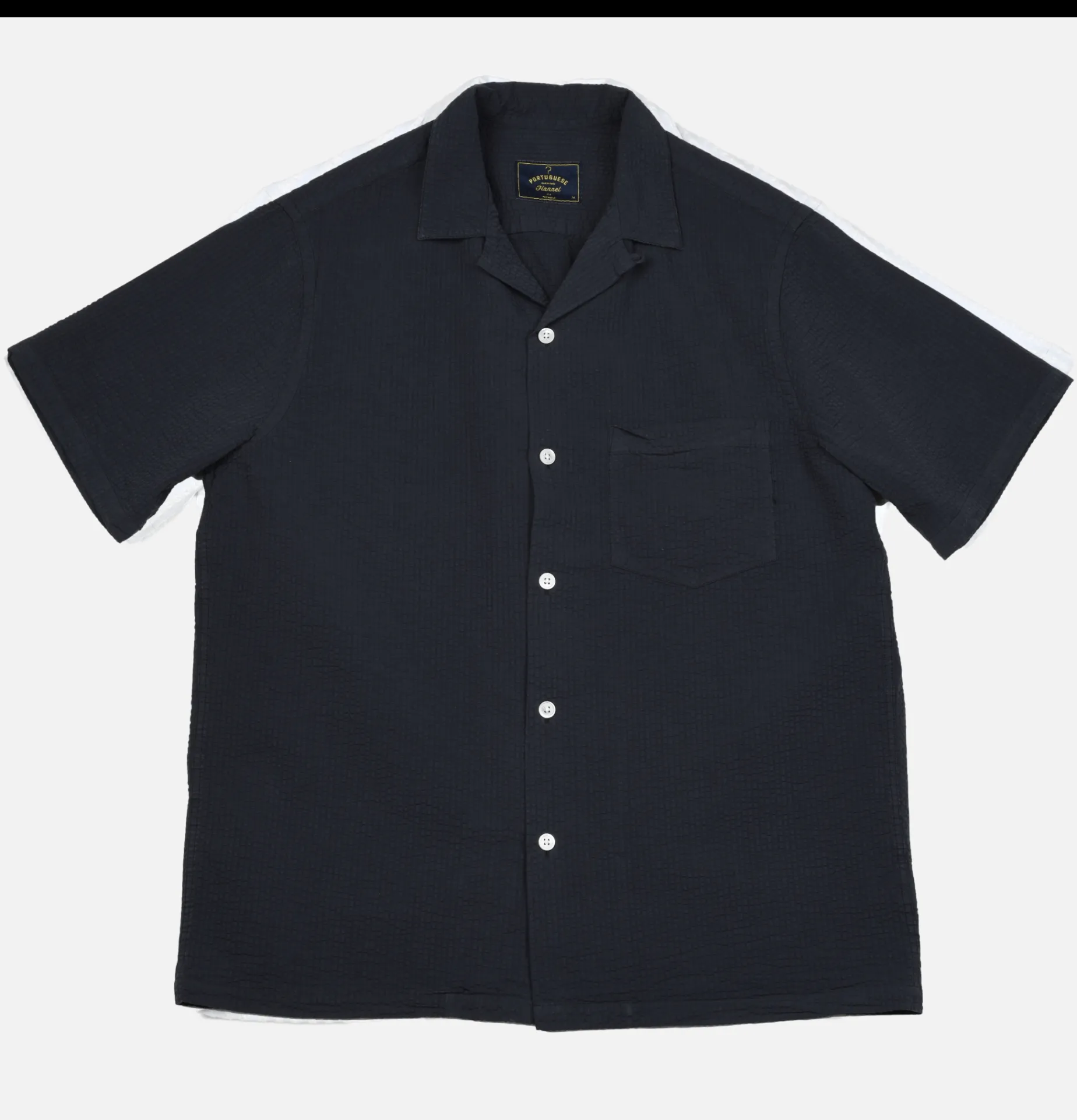 PORTUGUESE FLANNEL Chemise Atlantico Camp Navy