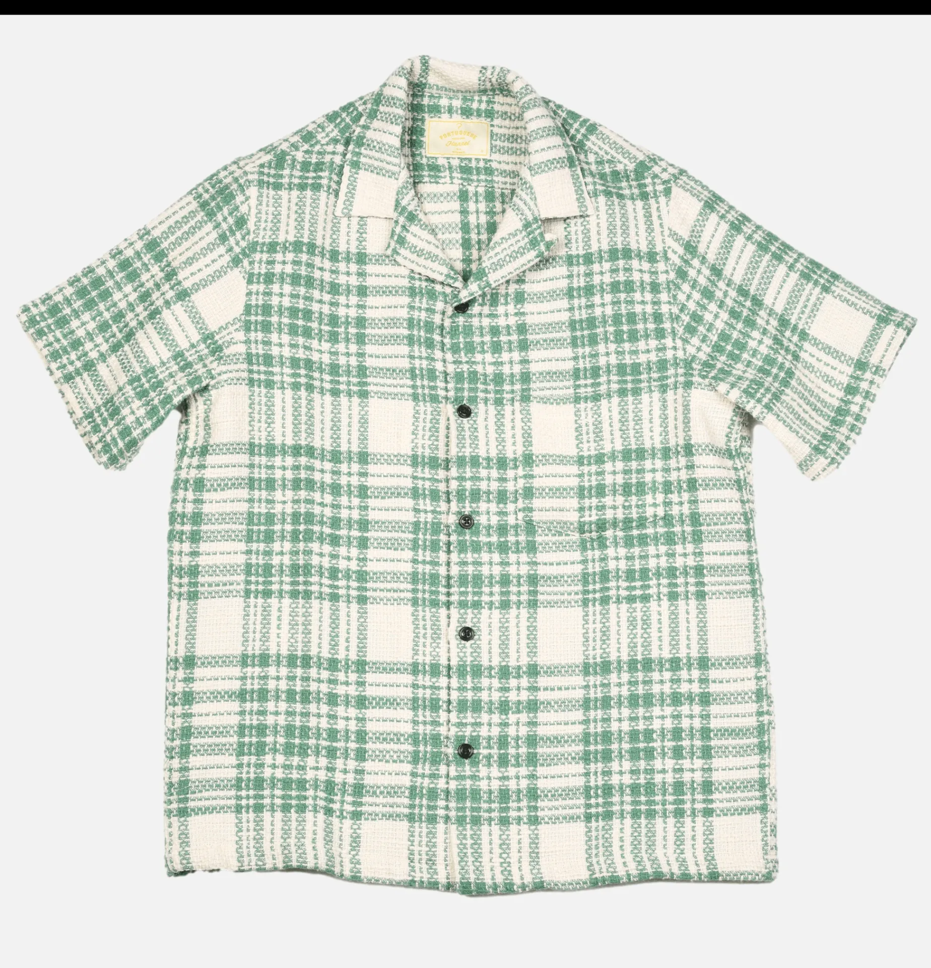 PORTUGUESE FLANNEL Chemise Garden Plaid Shirt Gre