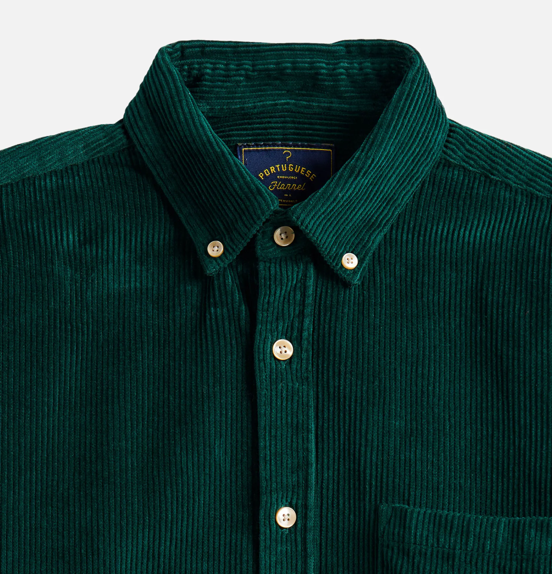 PORTUGUESE FLANNEL Chemise Lobo Green