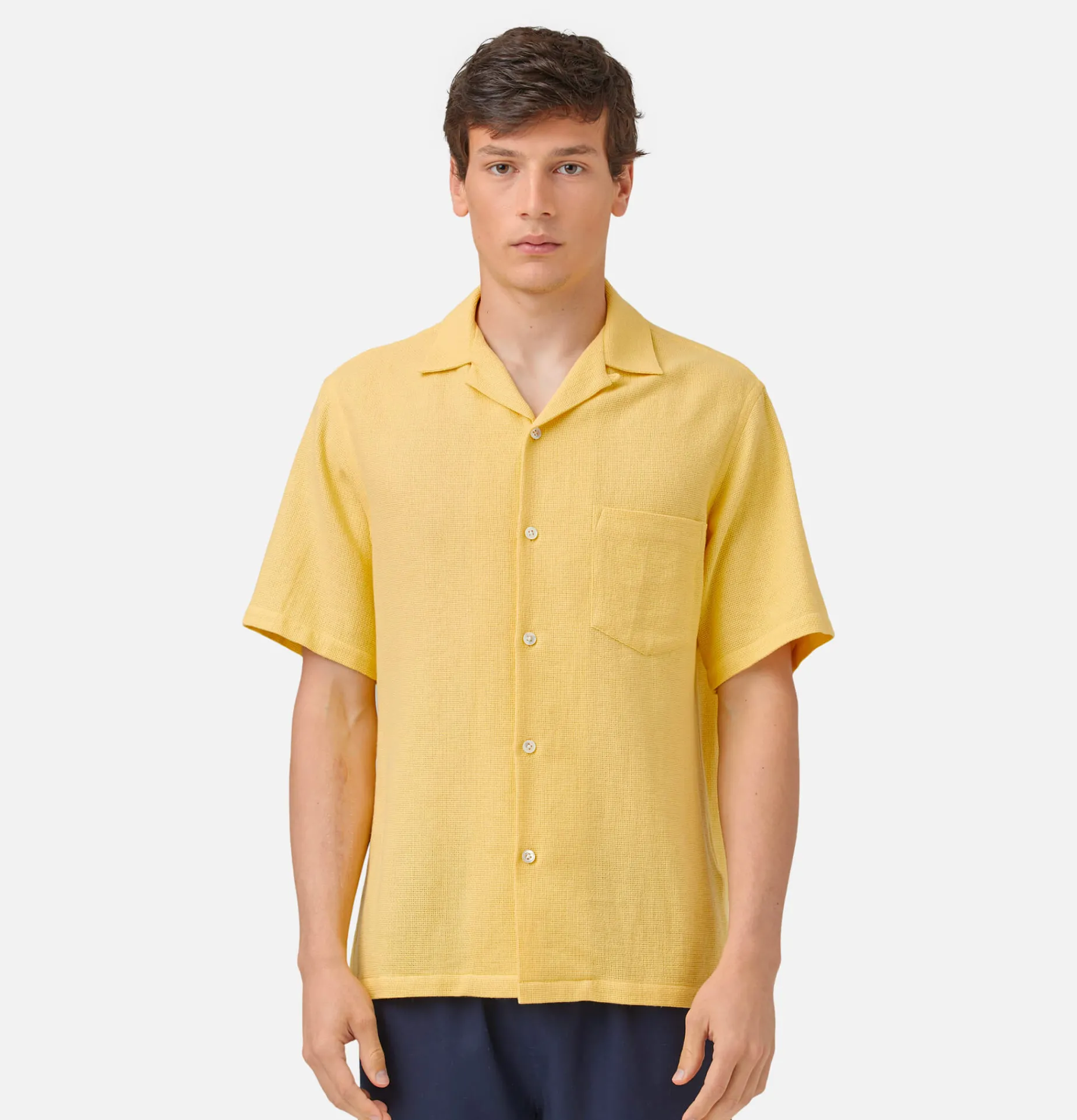 PORTUGUESE FLANNEL Chemise Pique Yellow