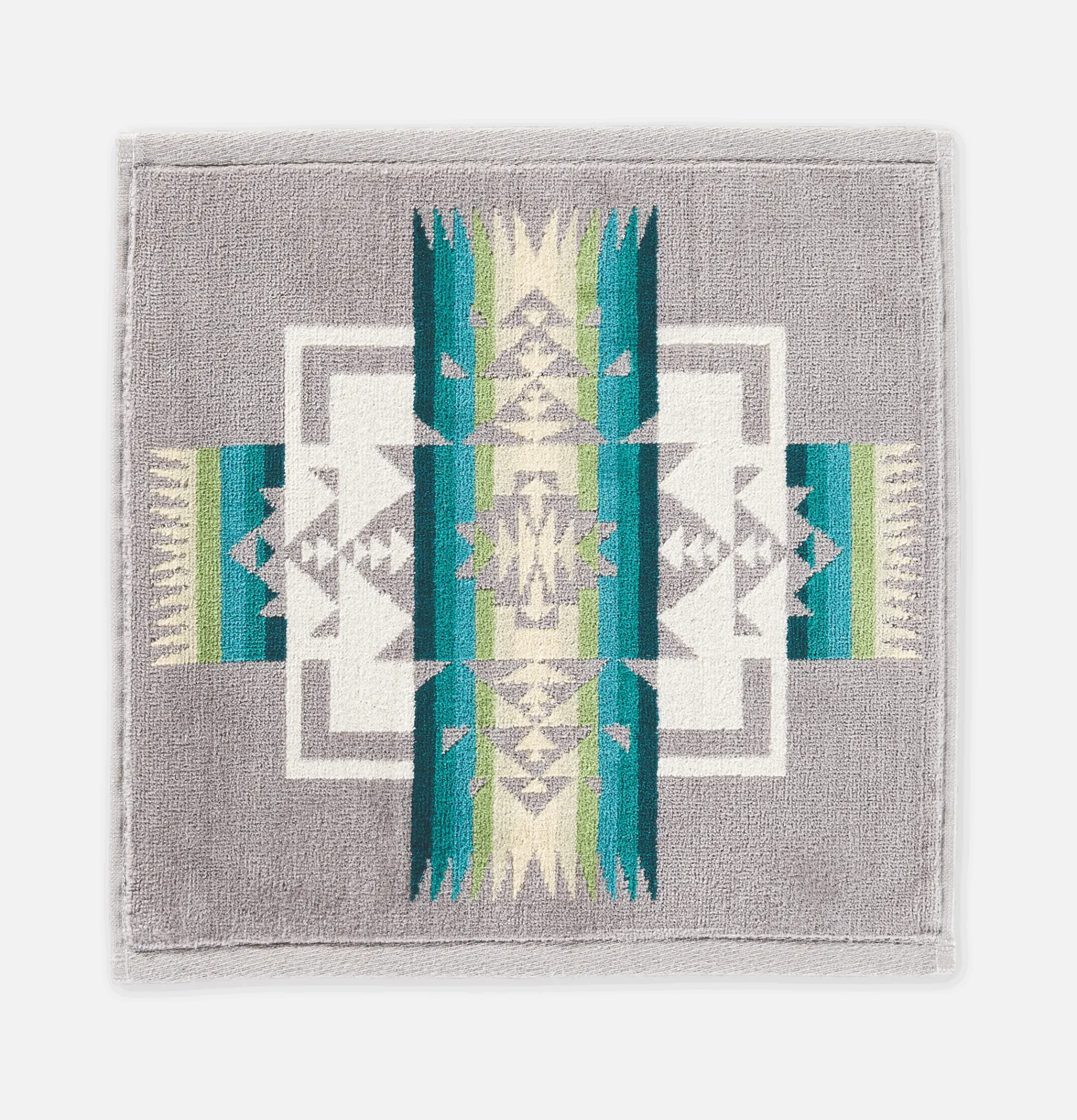 PENDLETON Chief Jacquard Face Towel Grey