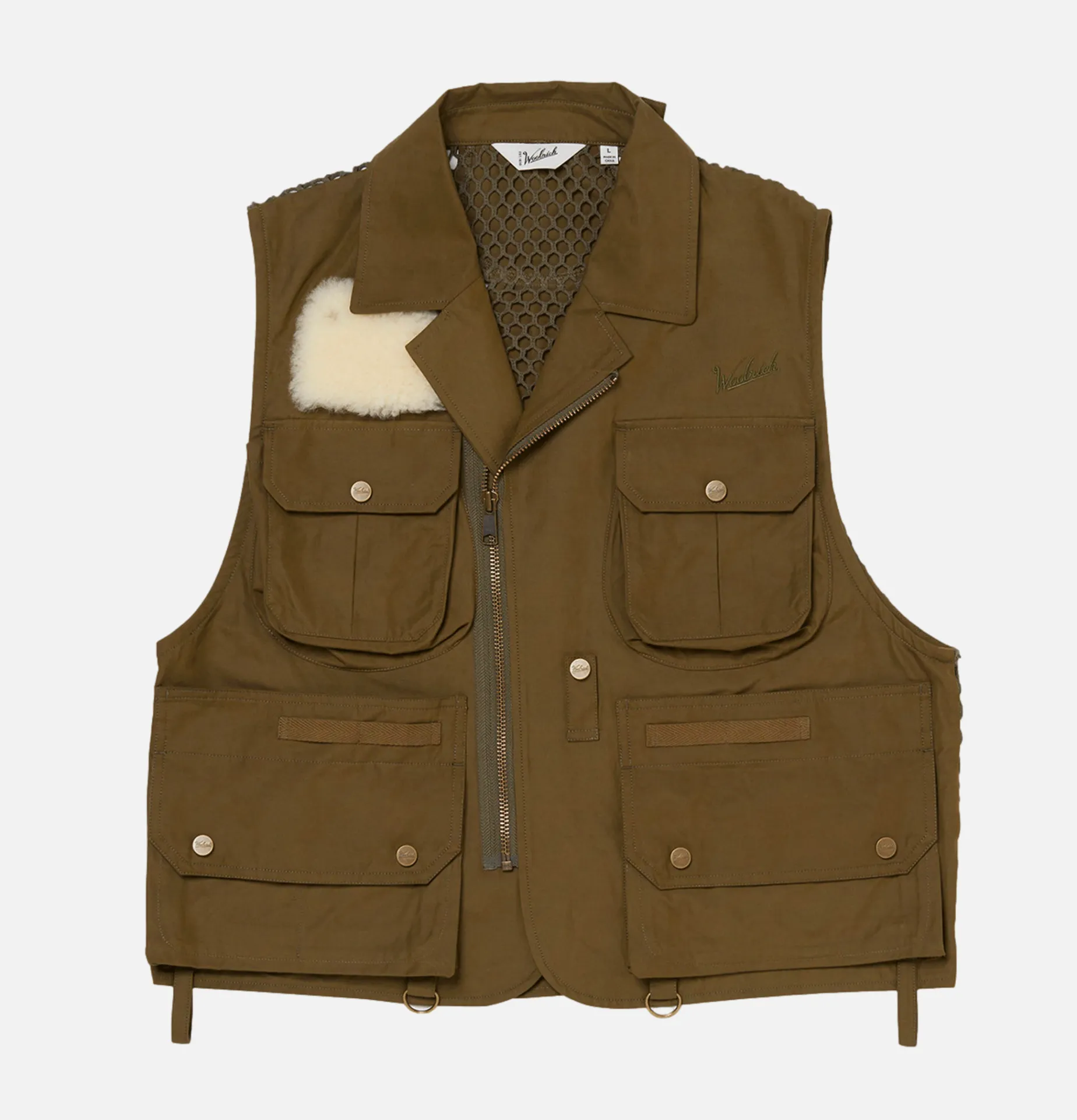 WOOLRICH Classic Fishing Vest Olive