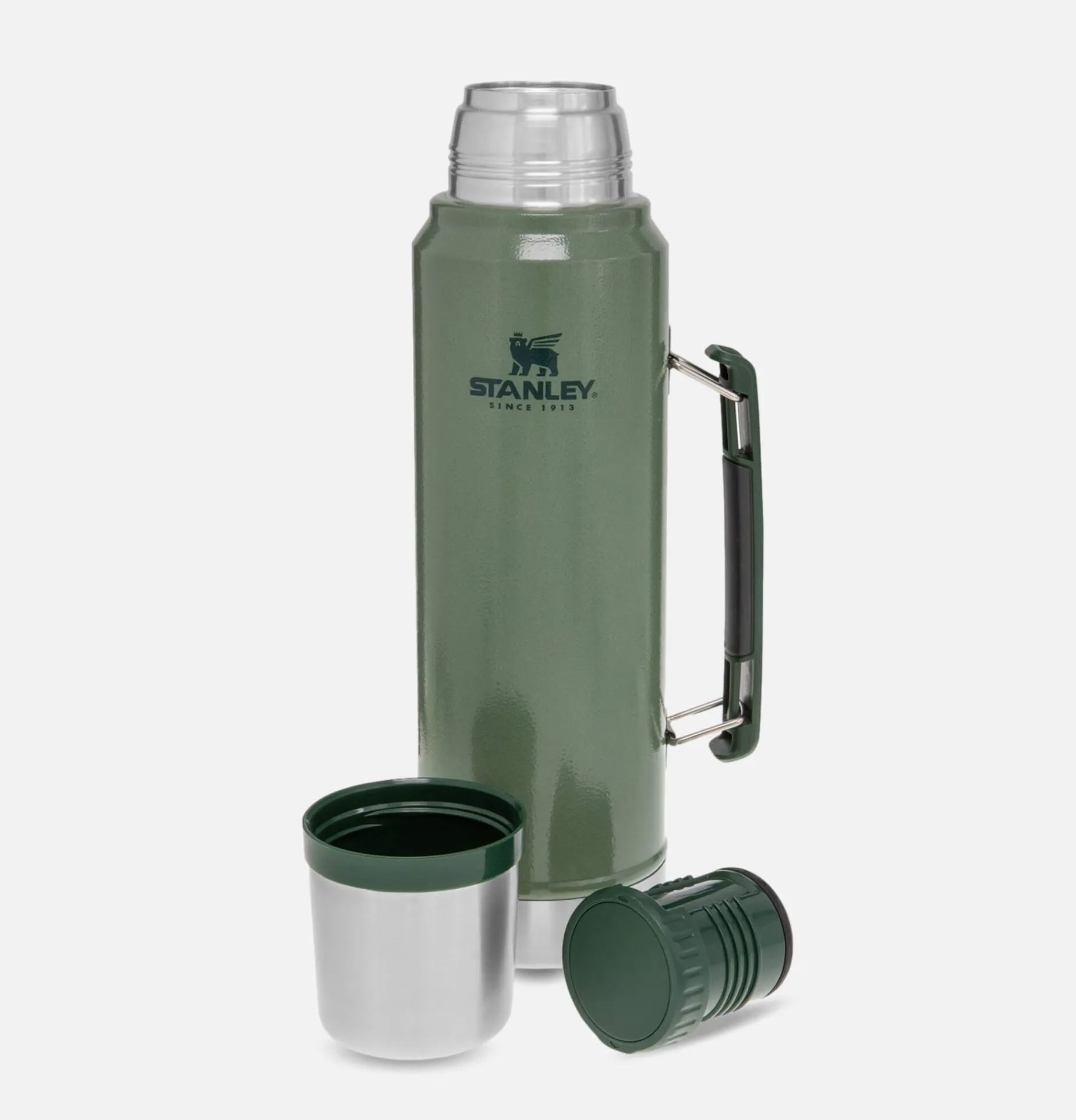 STANLEY 1913 Classic Legendary Bottle 1L Hammertone green