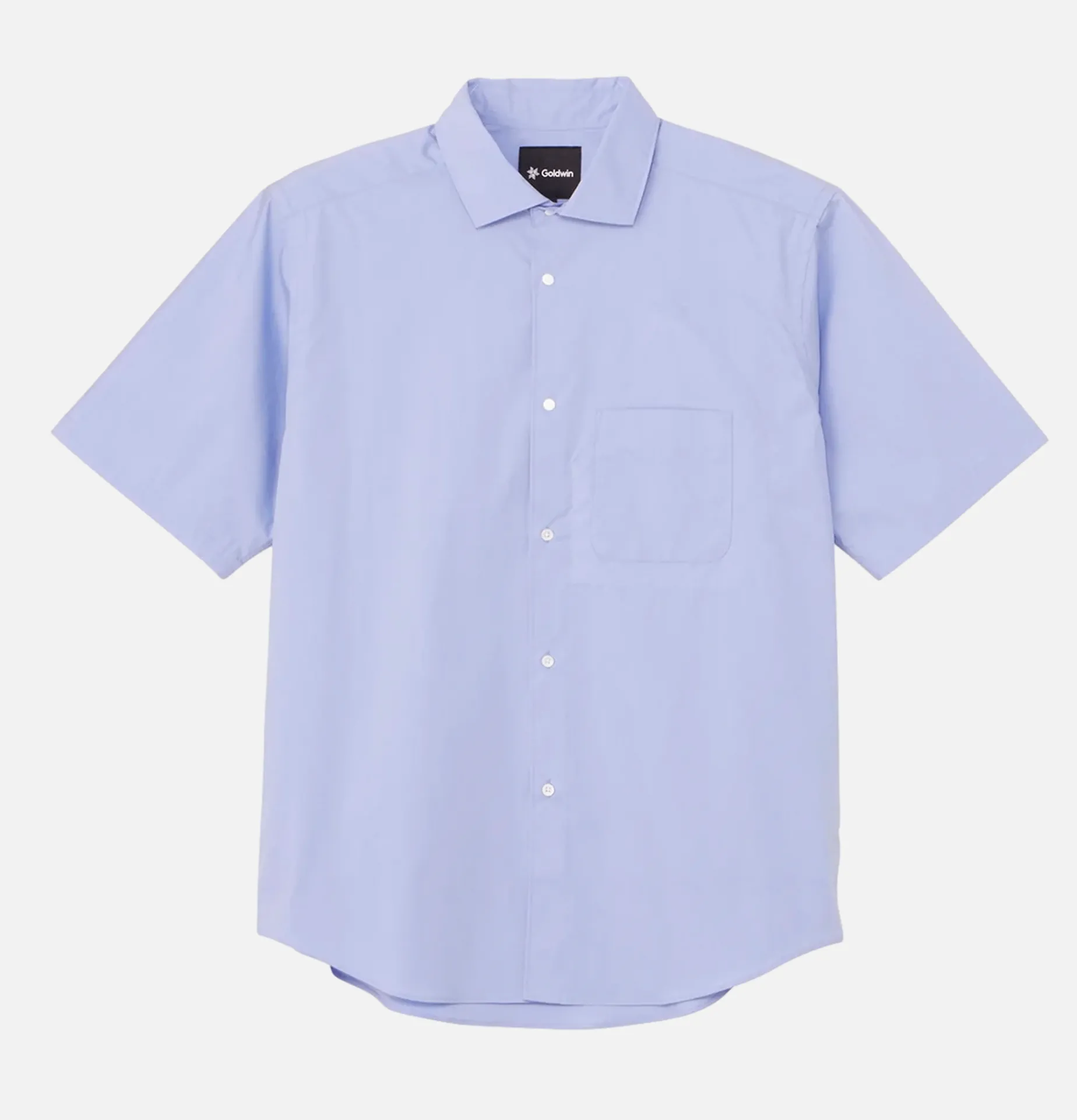 GOLDWIN Comfortable S/s Shirt Saxe