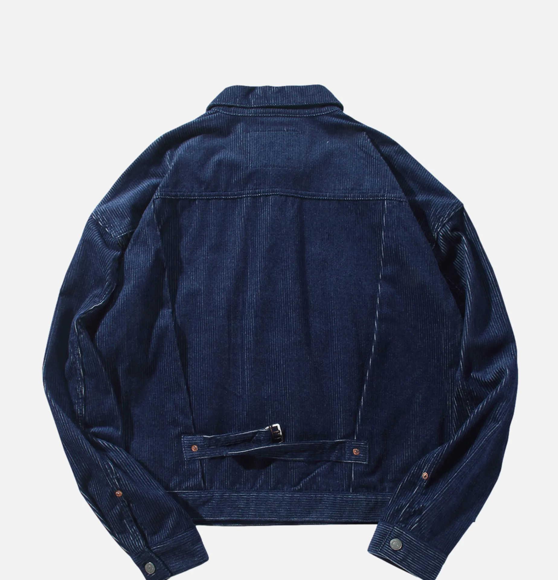 STANDARD TYPES Corduroy Collar Jacket Denim