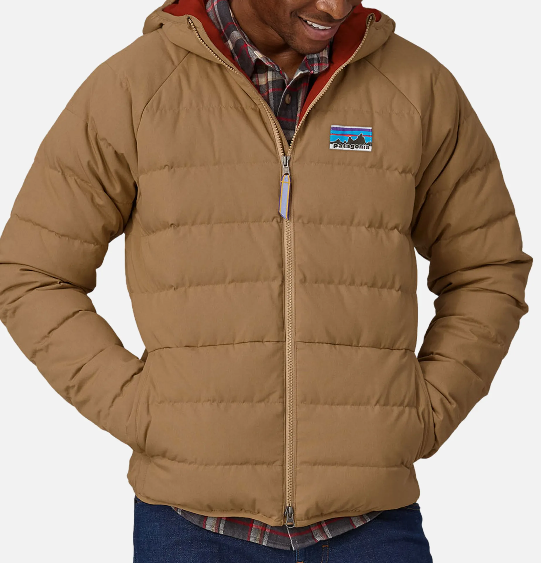 PATAGONIA Cotton Down Jacket Grayling Brown