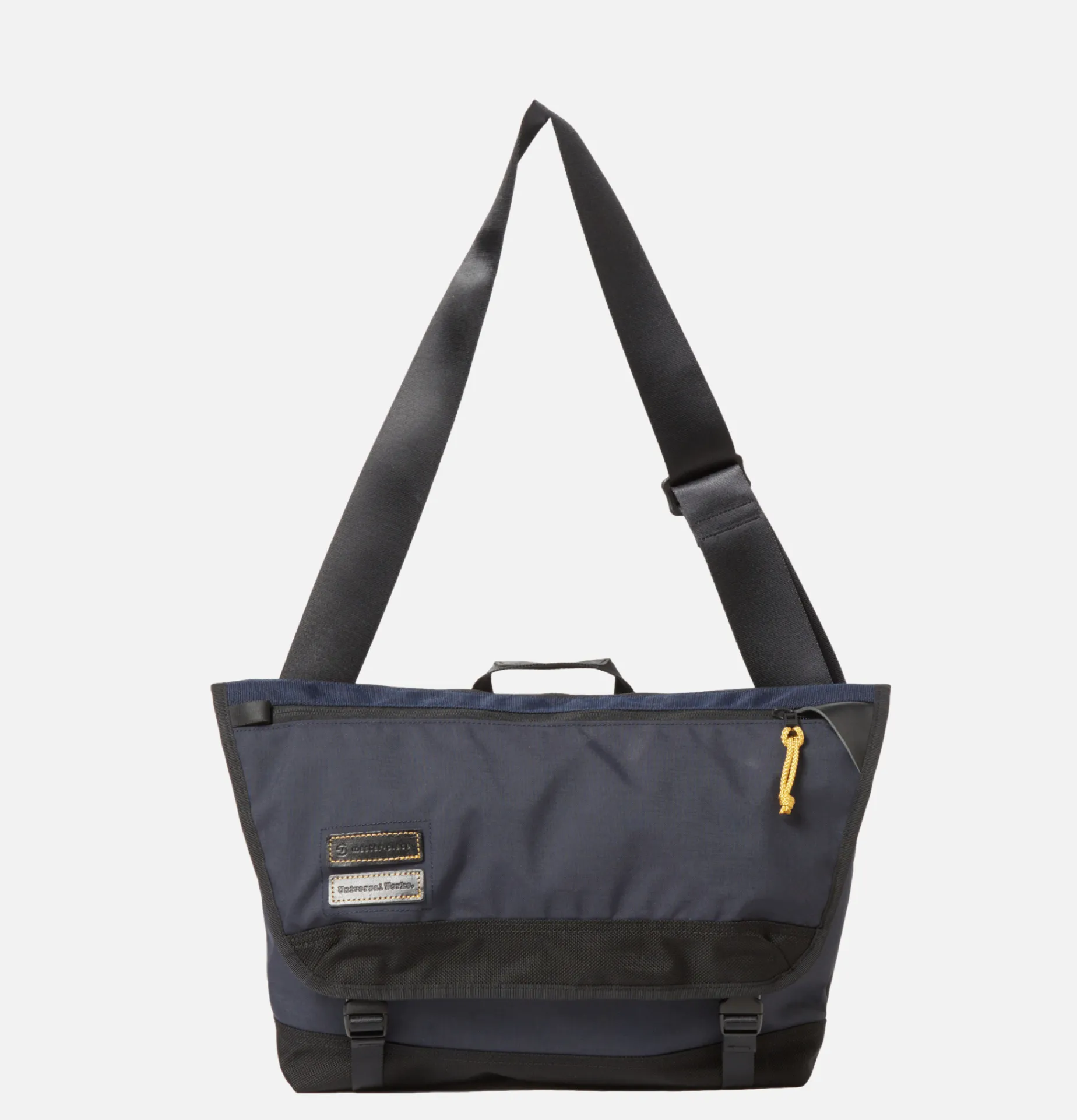 UNIVERSAL WORKS Courier Bag Master Piece Navy