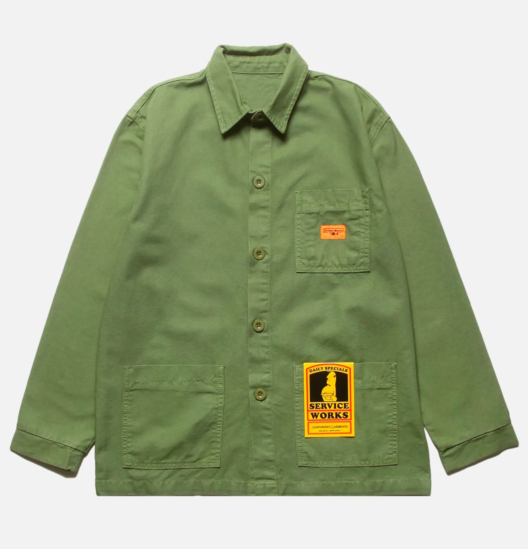 SERVICE WORKS Coverall Jacket Olive