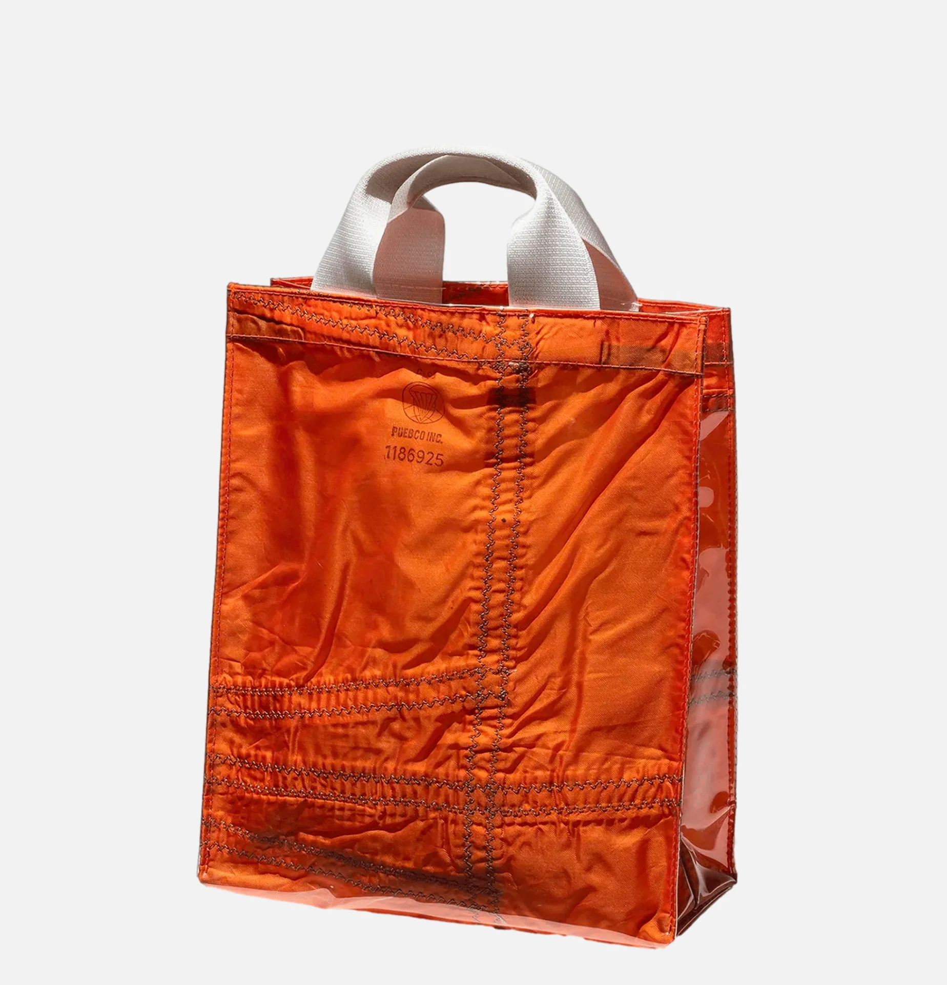 PUEBCO Covered Parachute Document Bag Orange